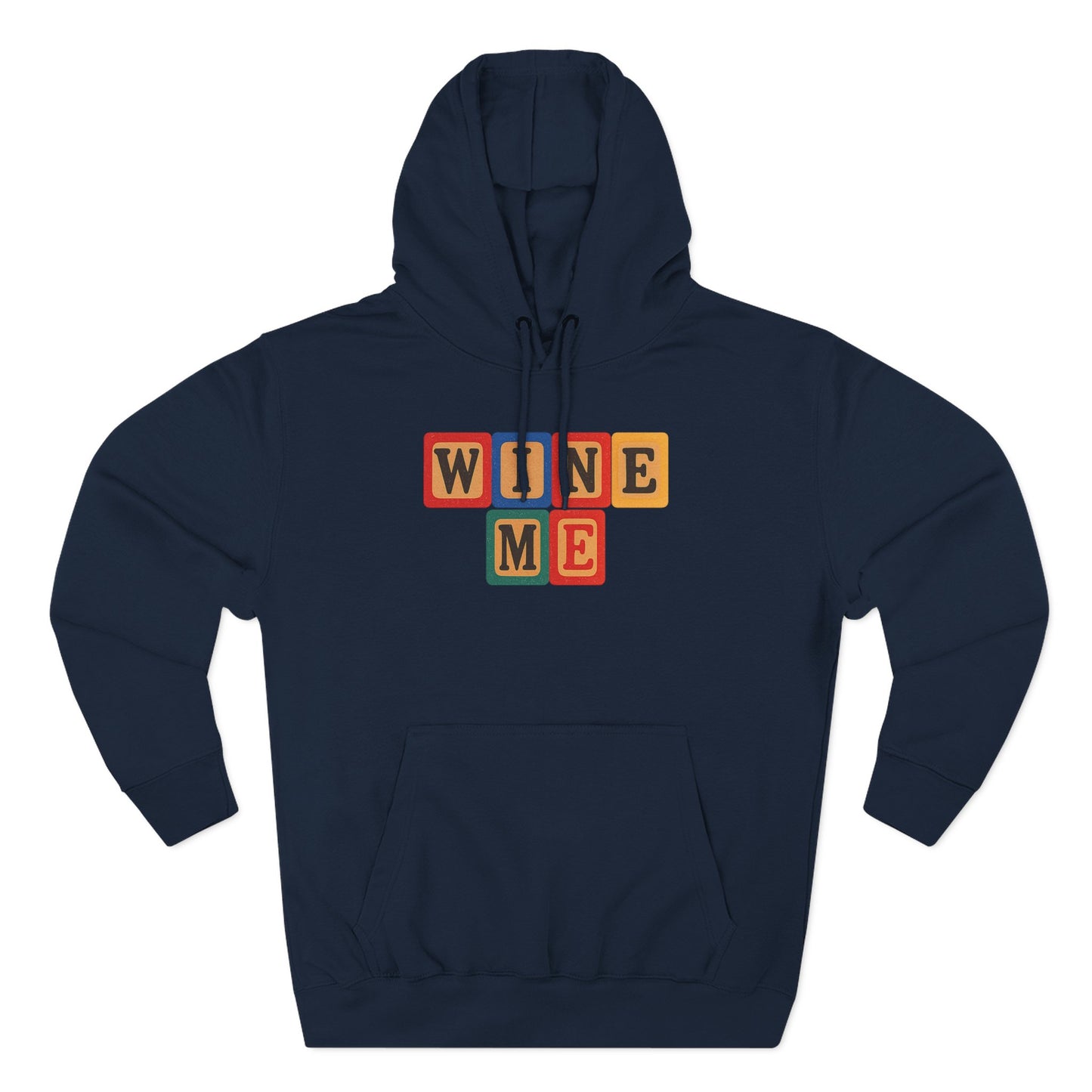 Blocked "Wine Me" Hoodie
