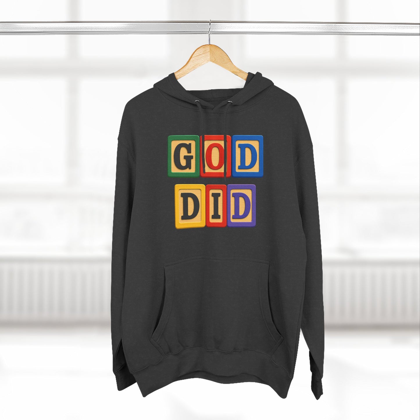Blocked "God Did" Hoodie