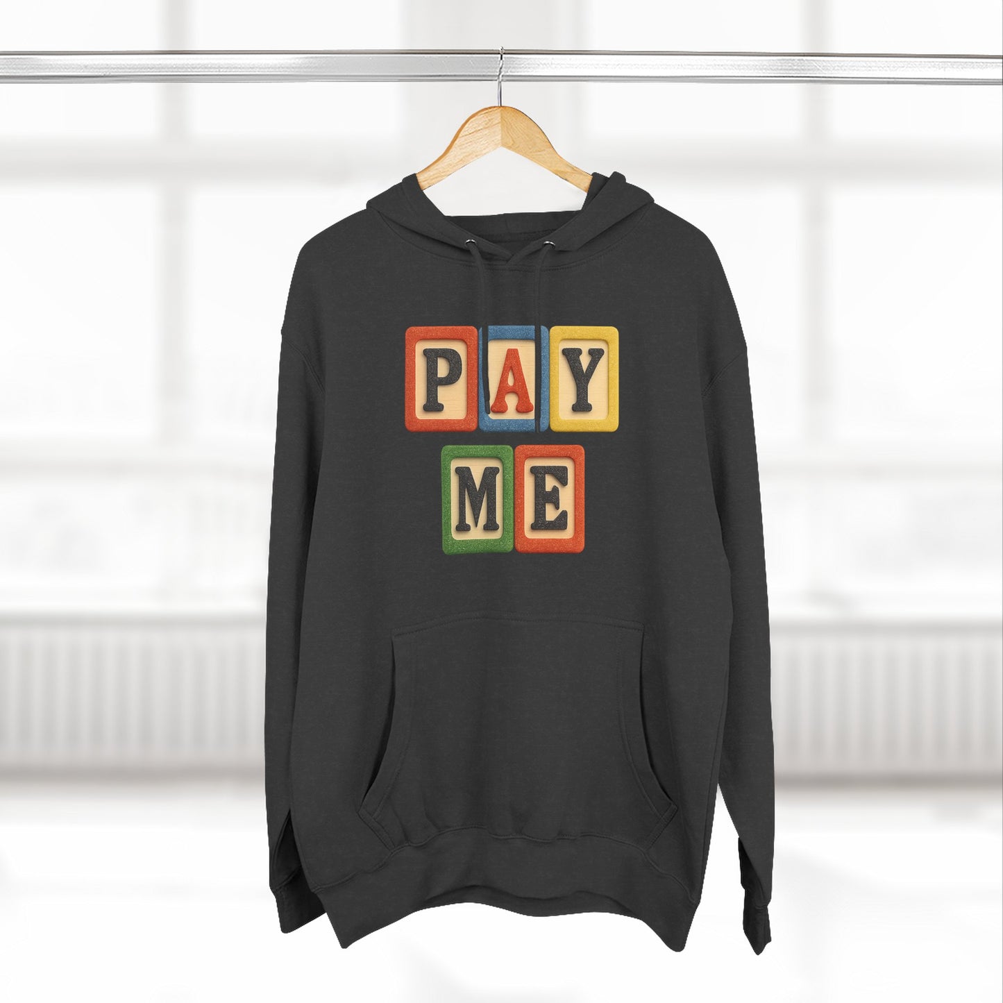 Blocked "Pay Me" Hoodie