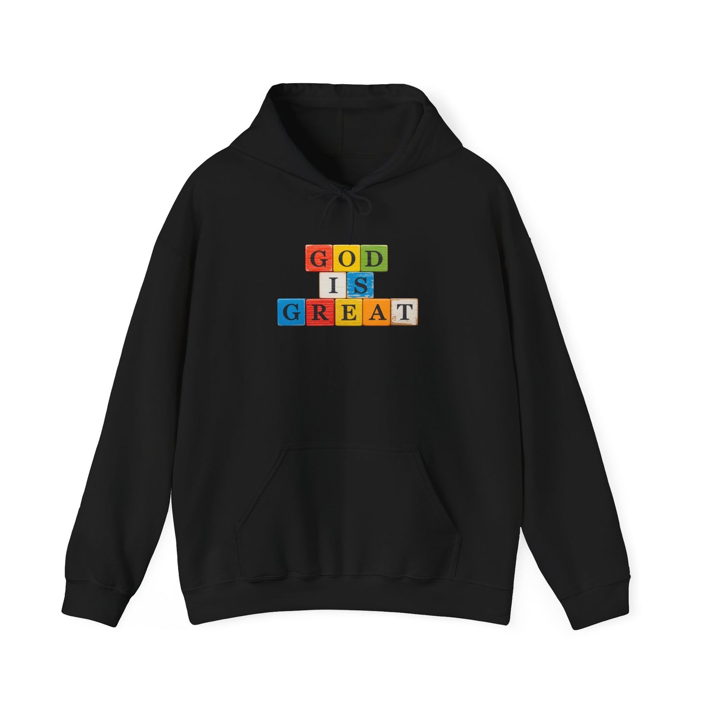 Blocked "God is" Hoodie