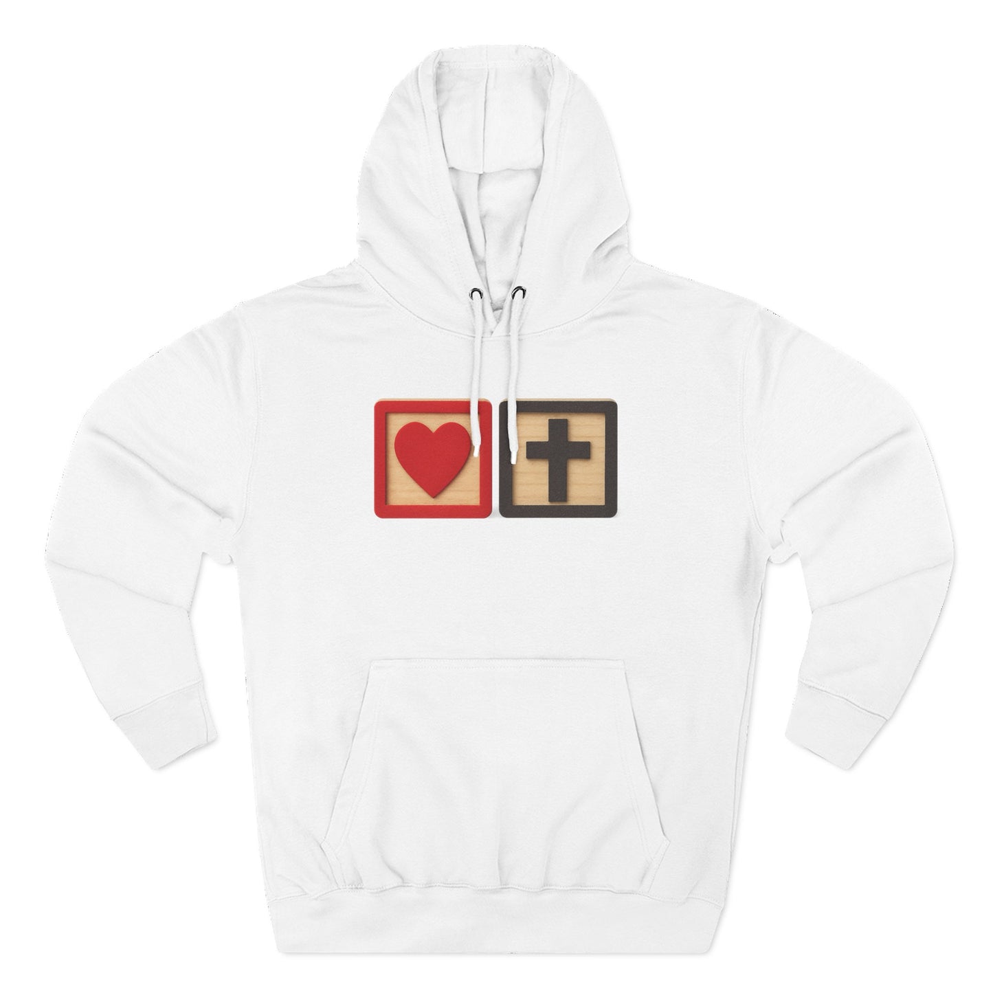 Blocked "Love Christ" Hoodie