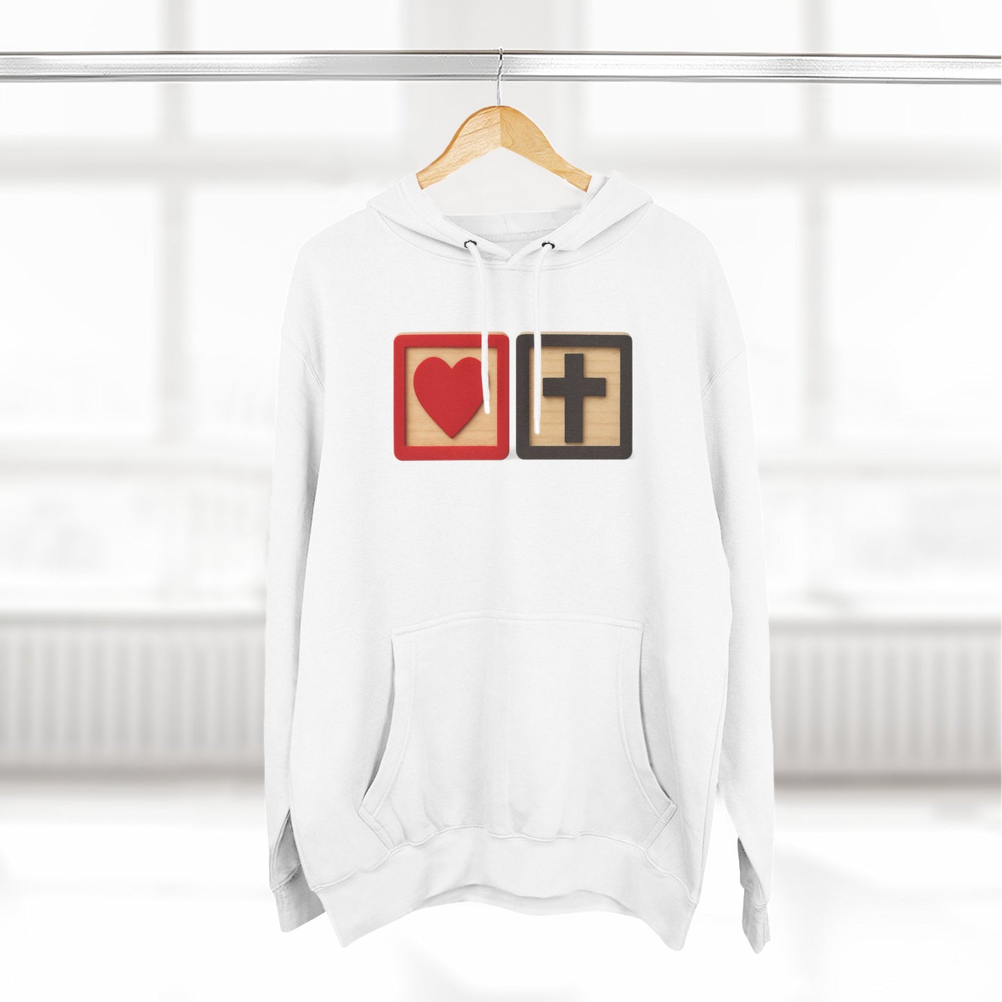 Blocked "Love Christ" Hoodie