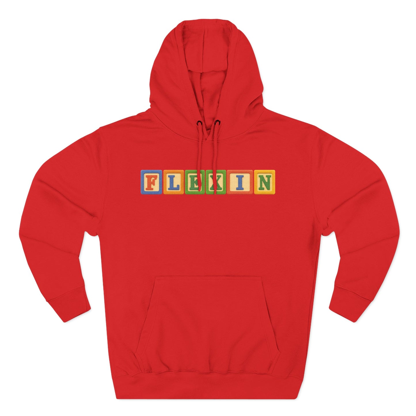 Blocked "Flexin" Hoodie