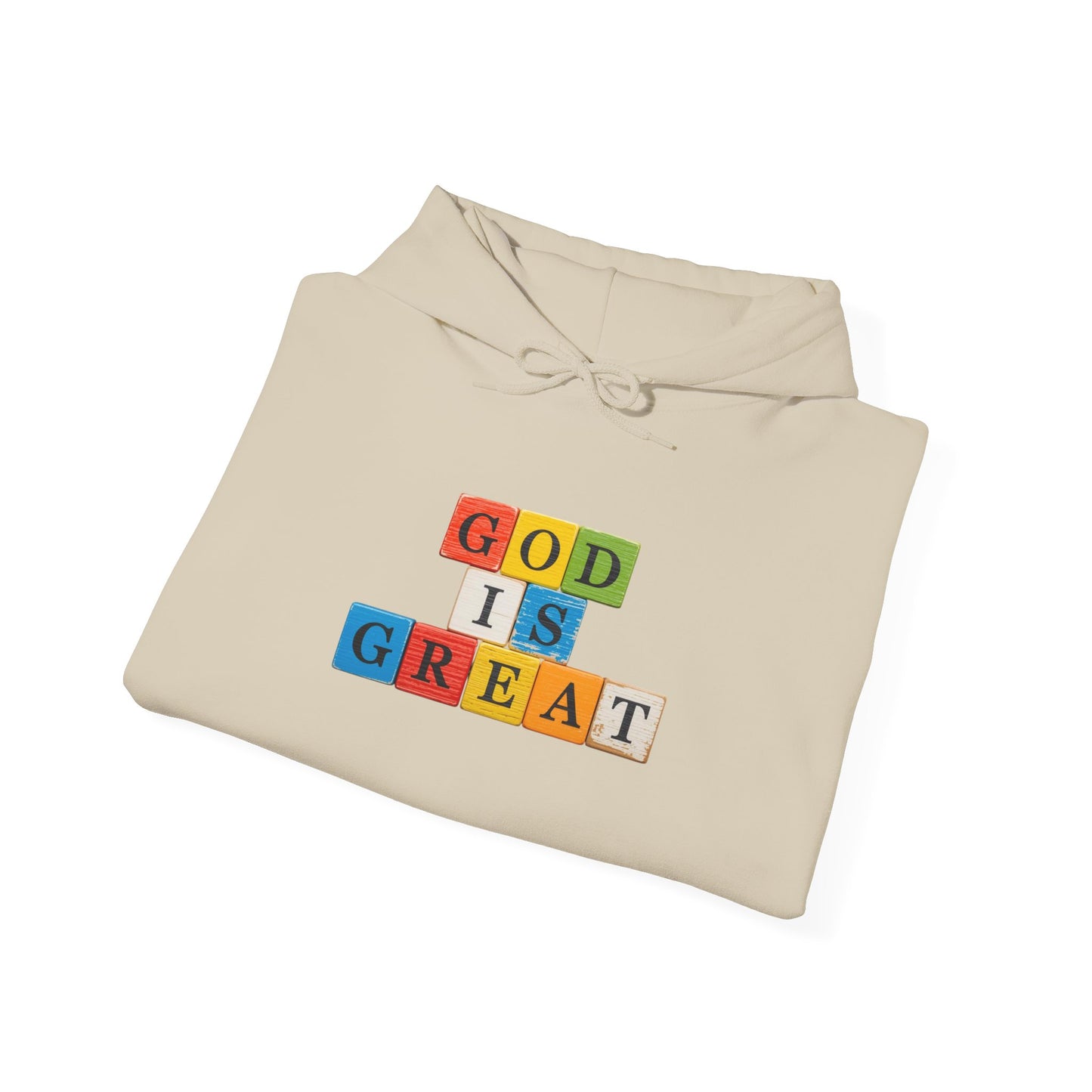 Blocked "God is" Hoodie