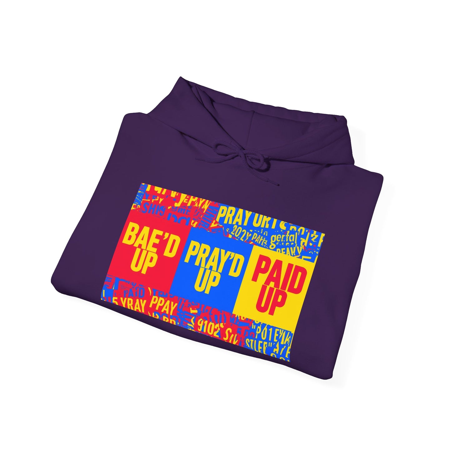 Blocked "Bae'd Up" Hoodie