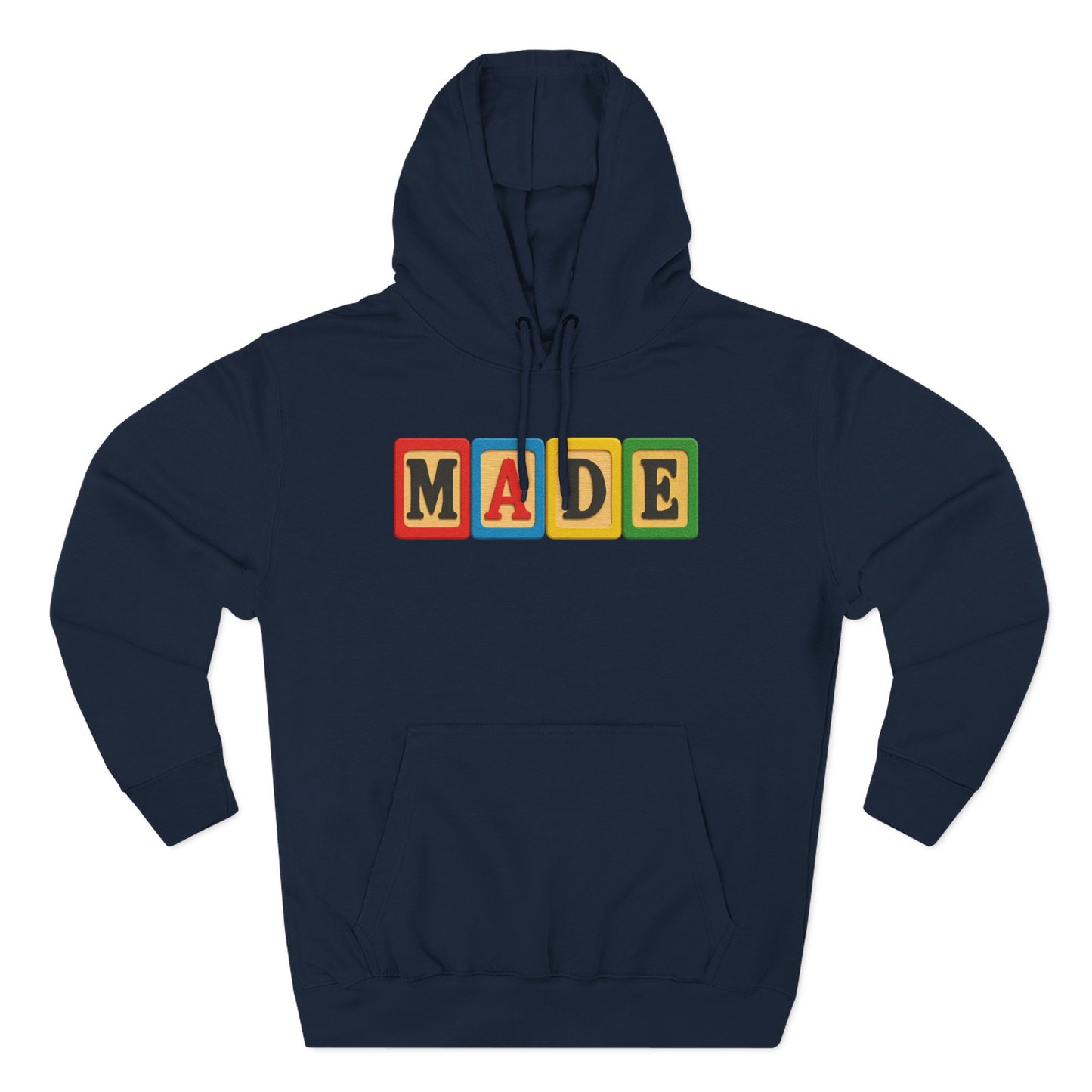 Blocked "Made" Hoodie