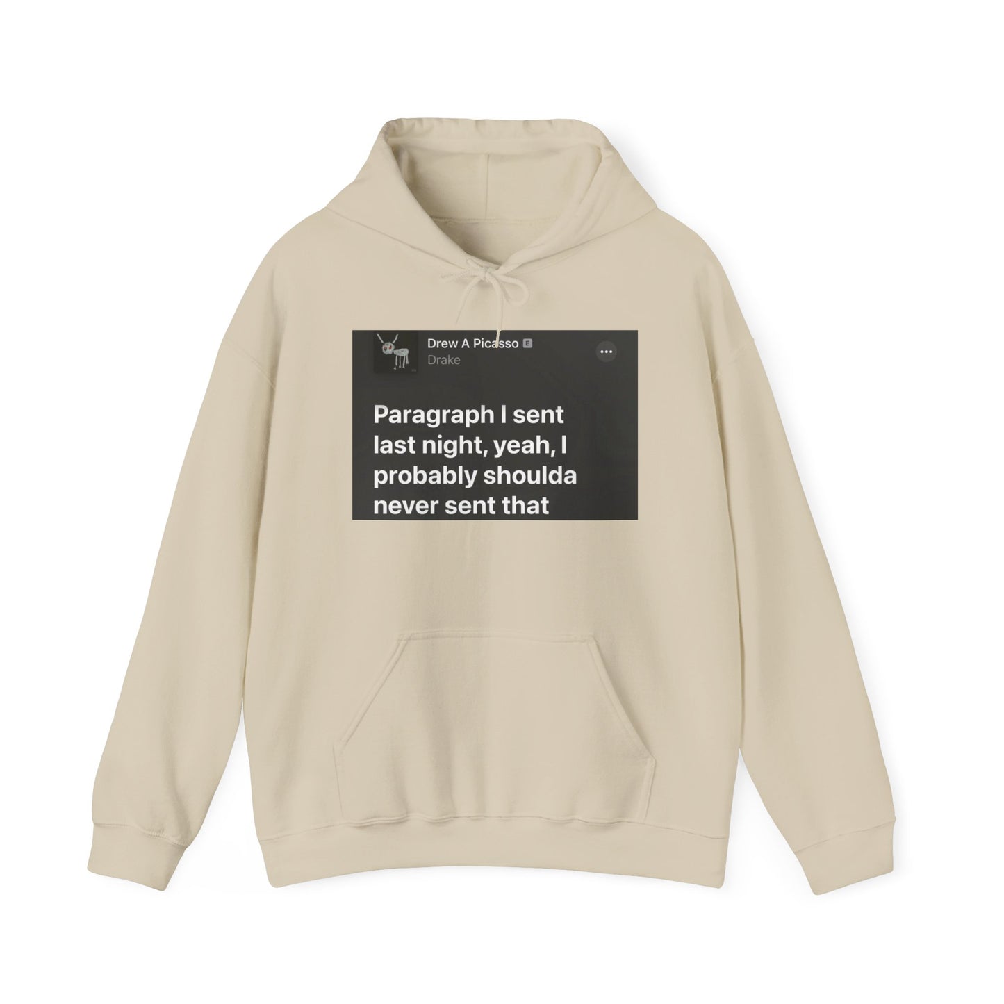 Blocked "Paragraph" Hoodie