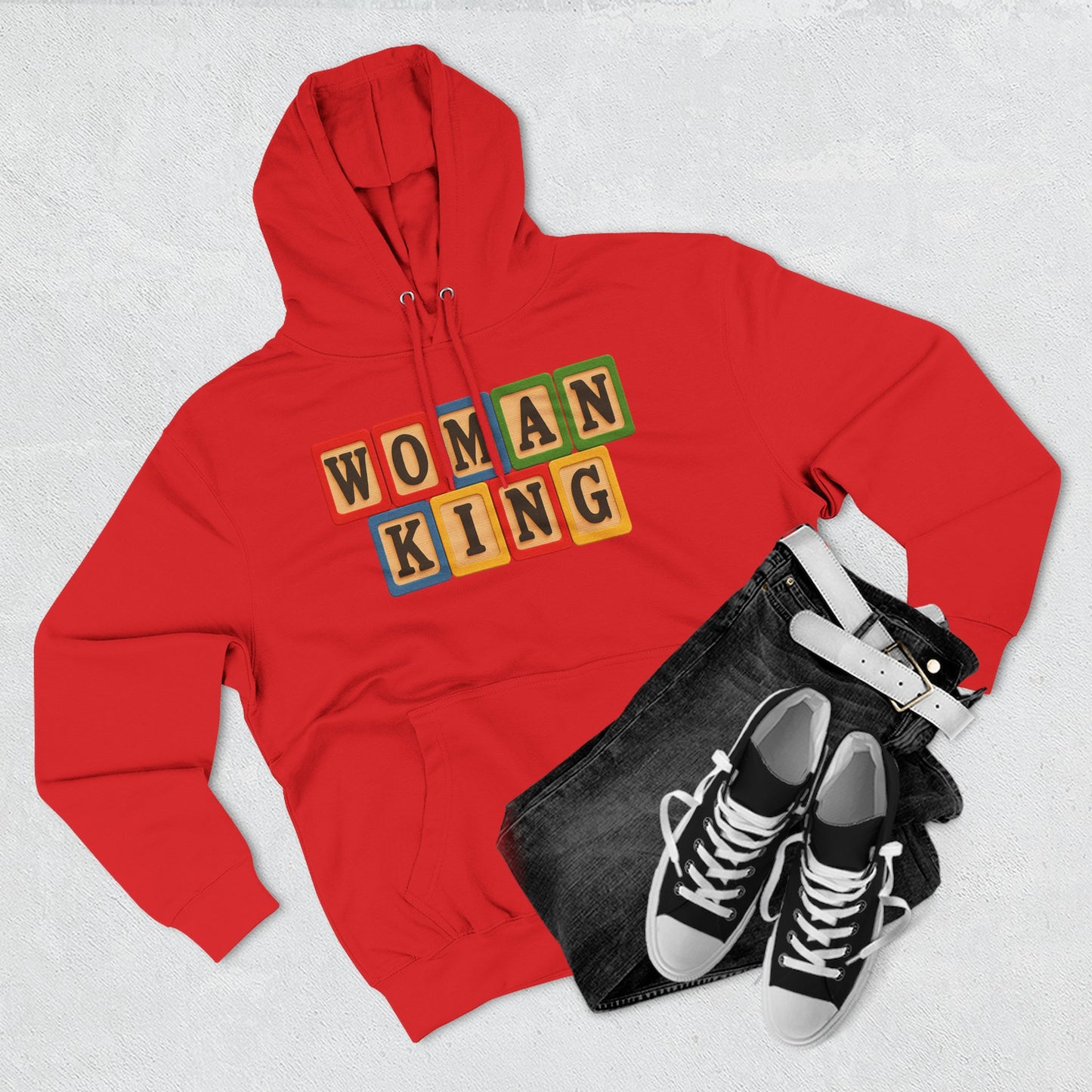 Blocked "Woman King" Hoodie