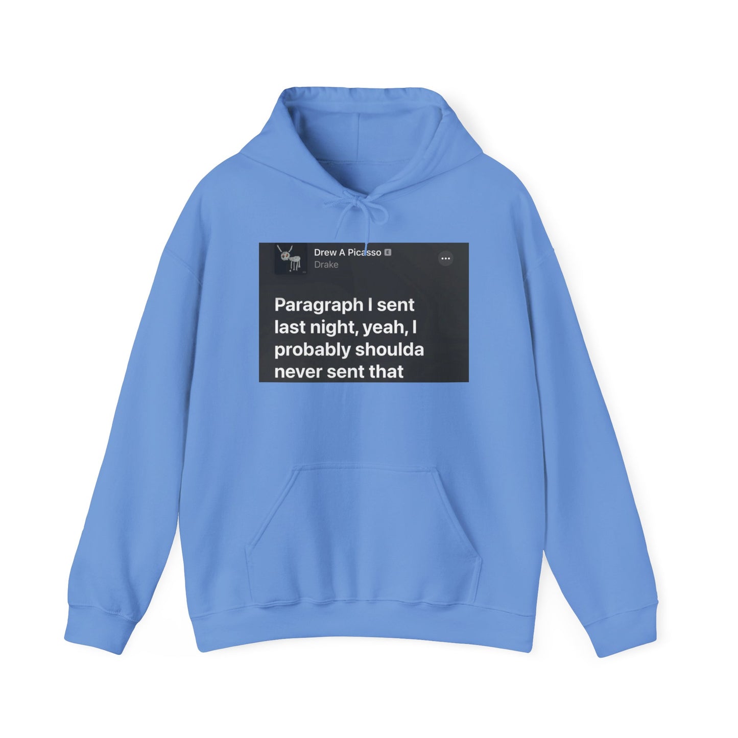 Blocked "Paragraph" Hoodie