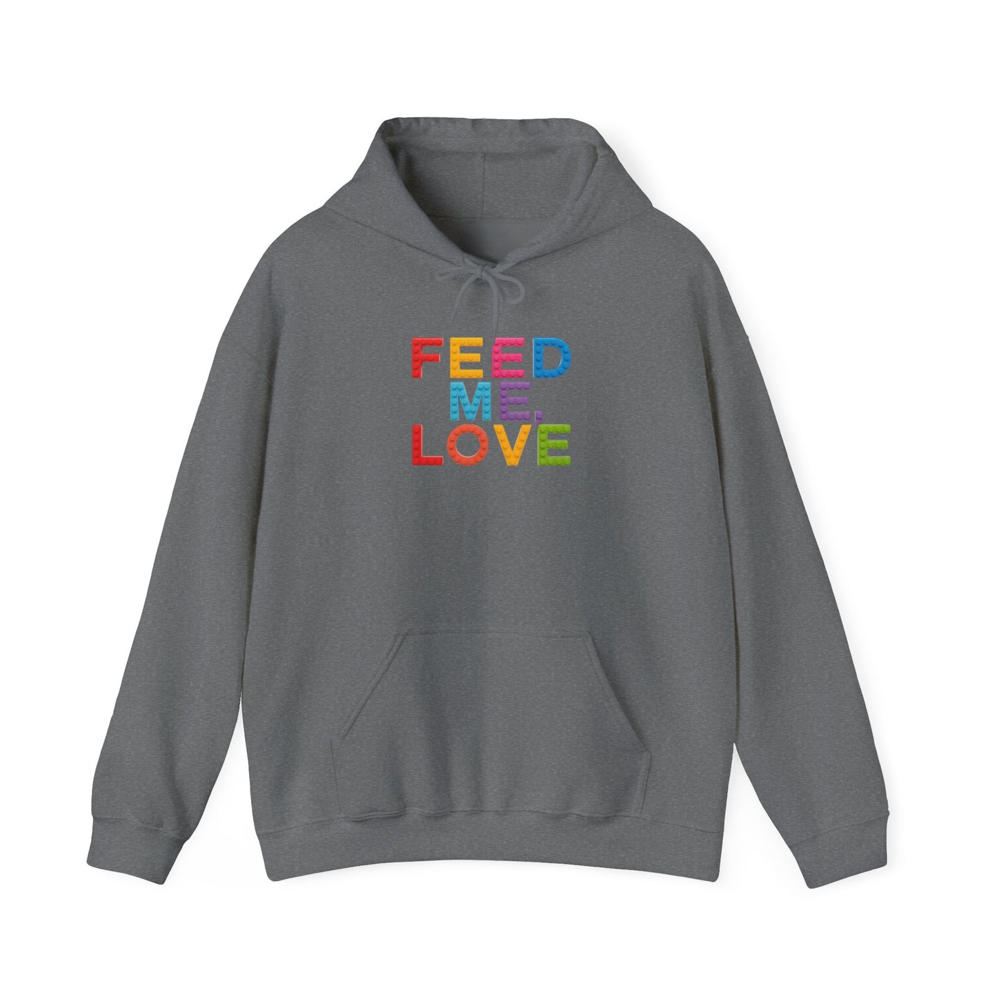 Blocked "Feed Me, Love" Hoodie
