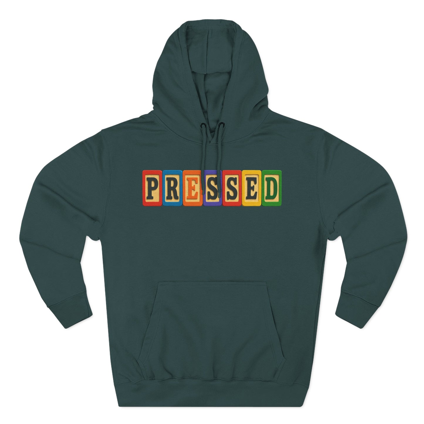 Blocked "Pressed" Hoodie
