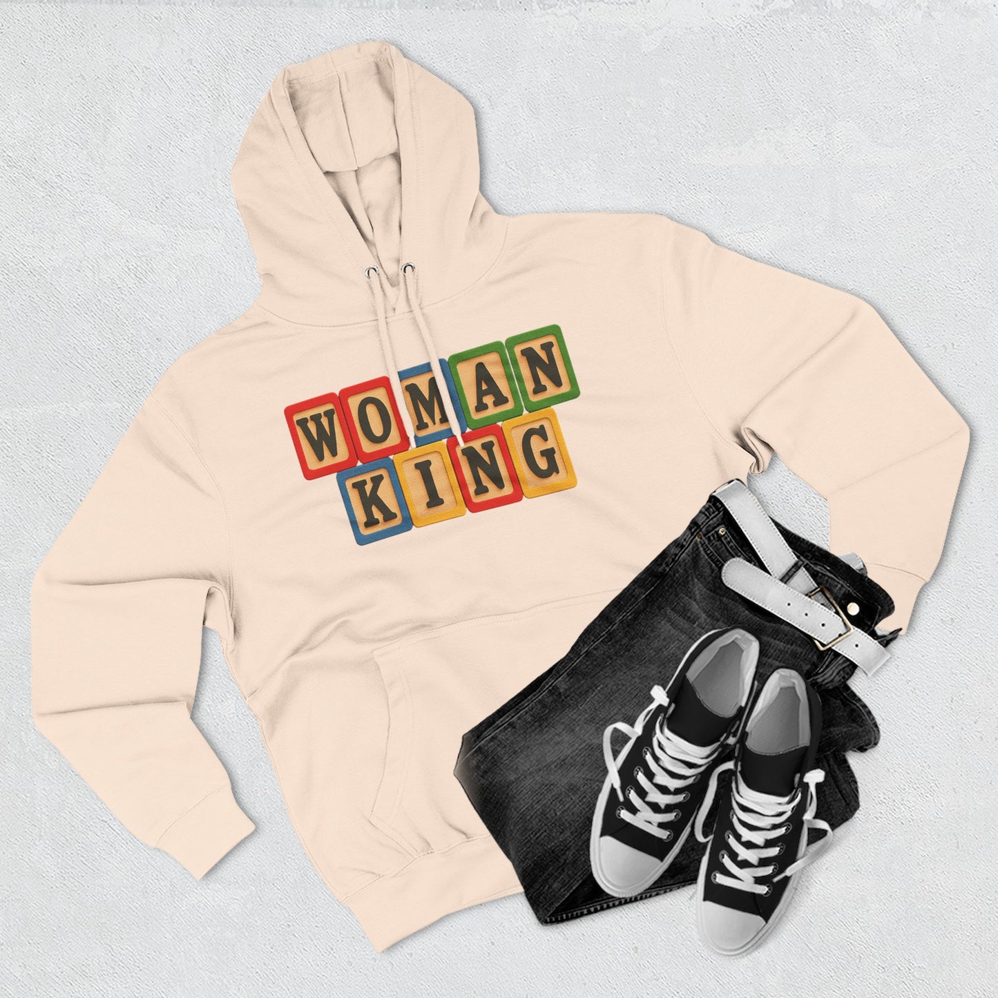 Blocked "Woman King" Hoodie