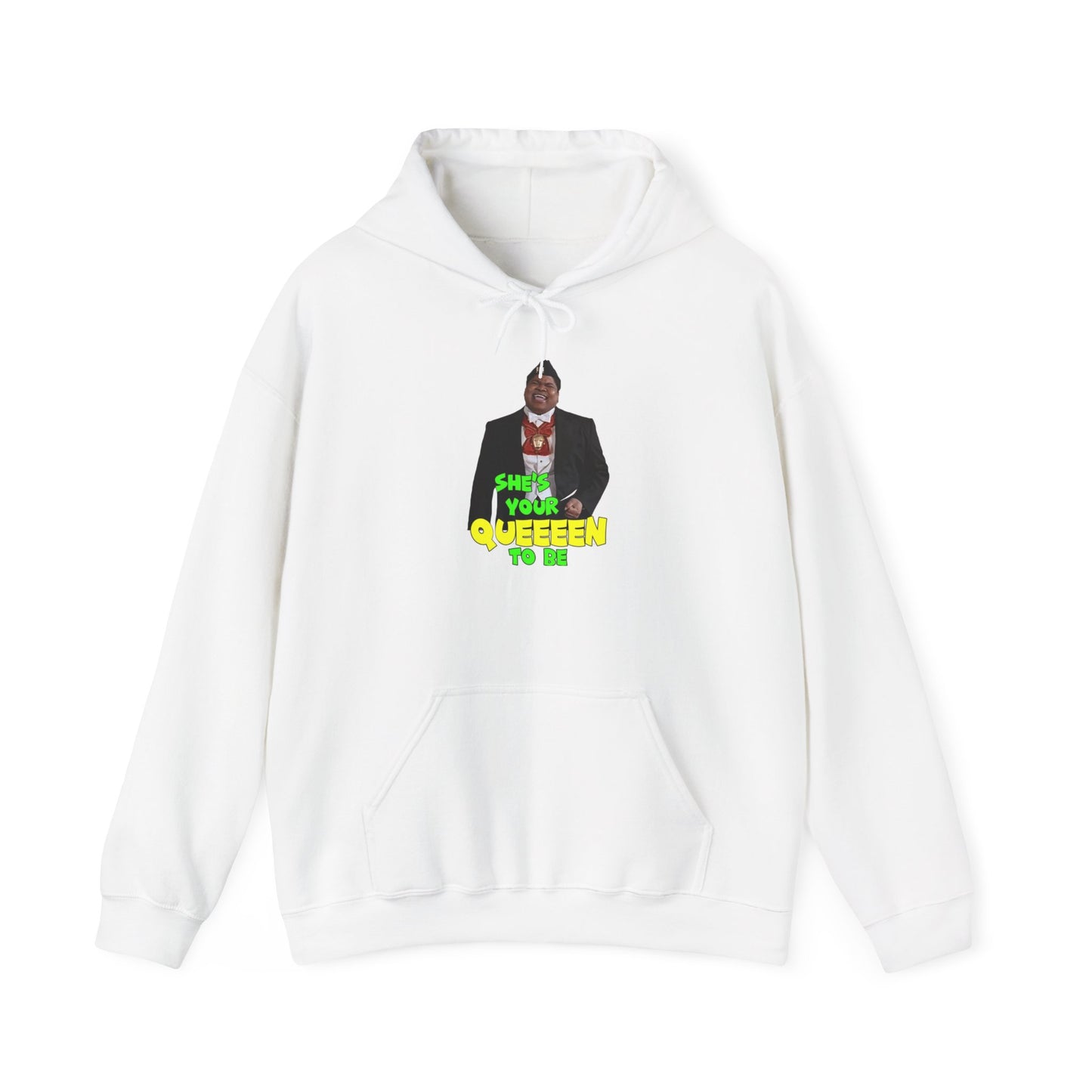 Blocked "Your Queen" Hoodie