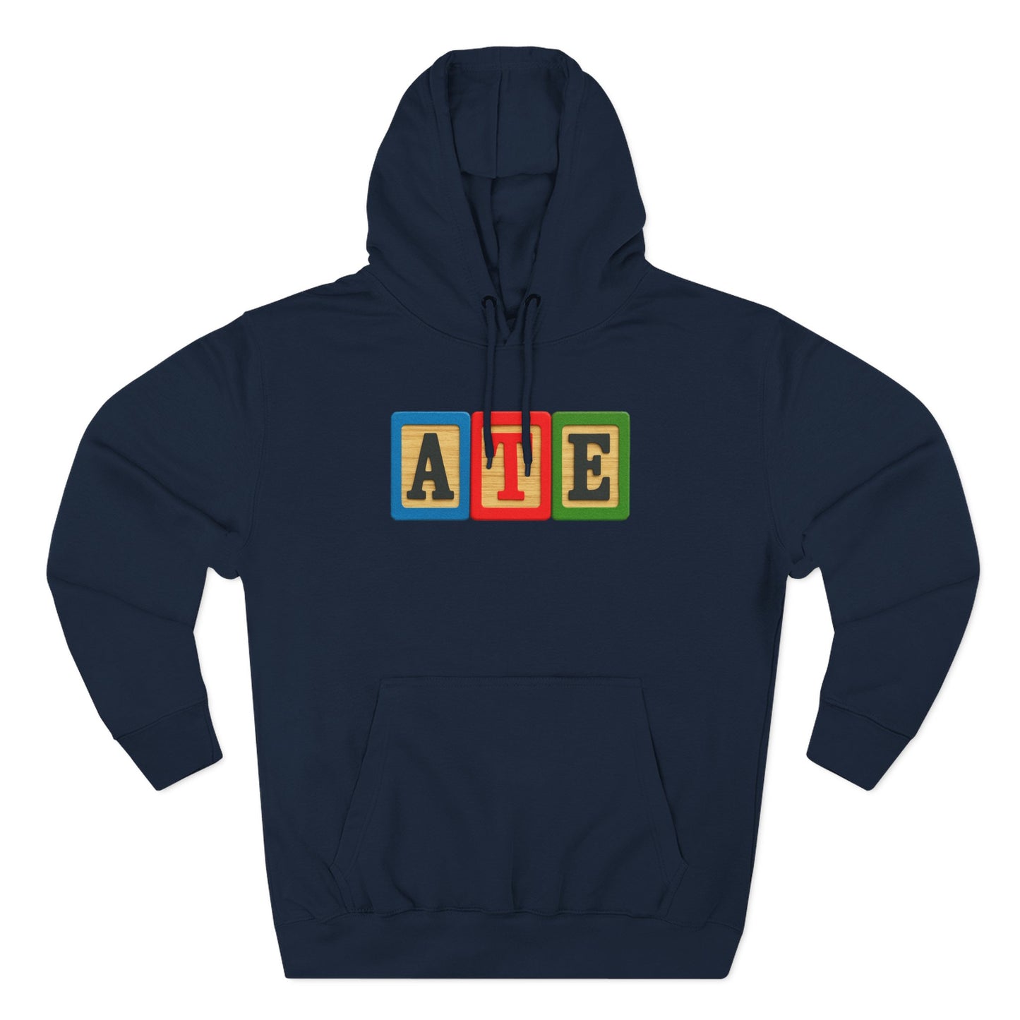 Blocked "ATE" Hoodie