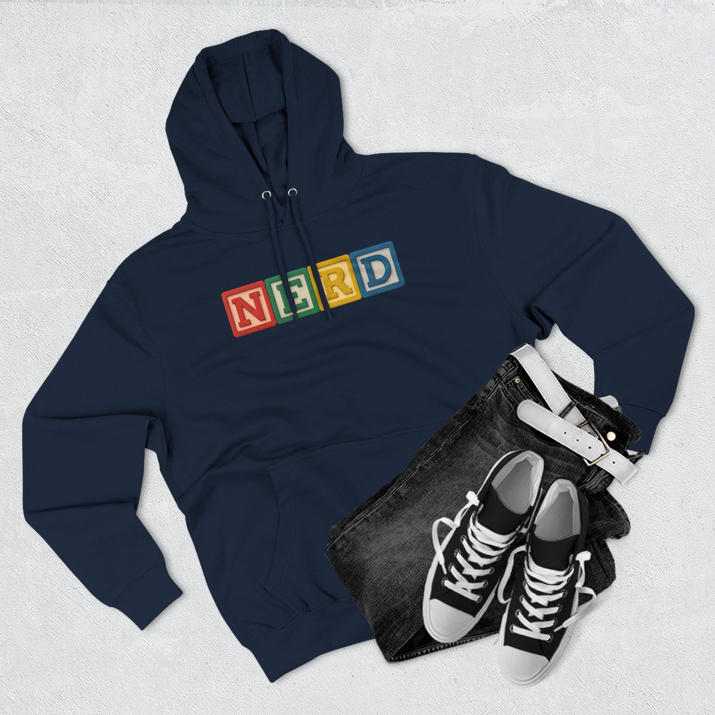 Blocked "NERD" Hoodie