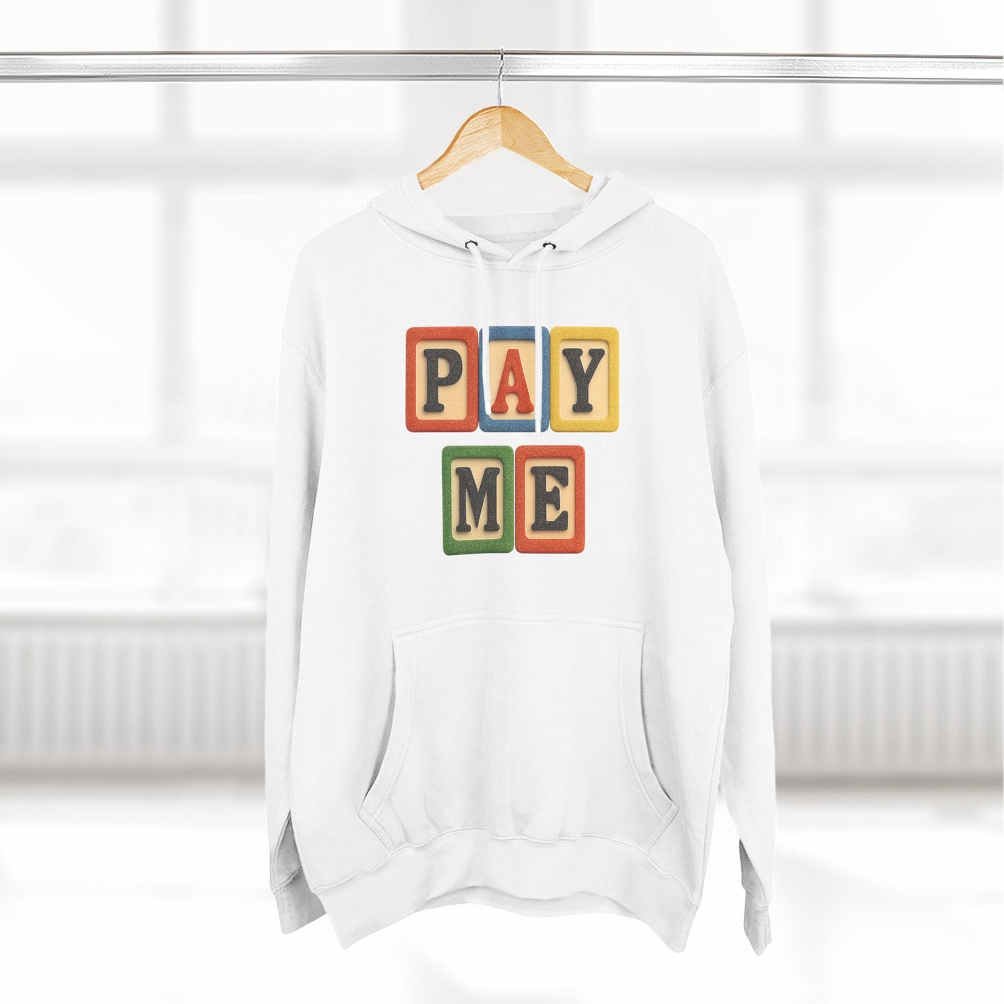 Blocked "Pay Me" Hoodie
