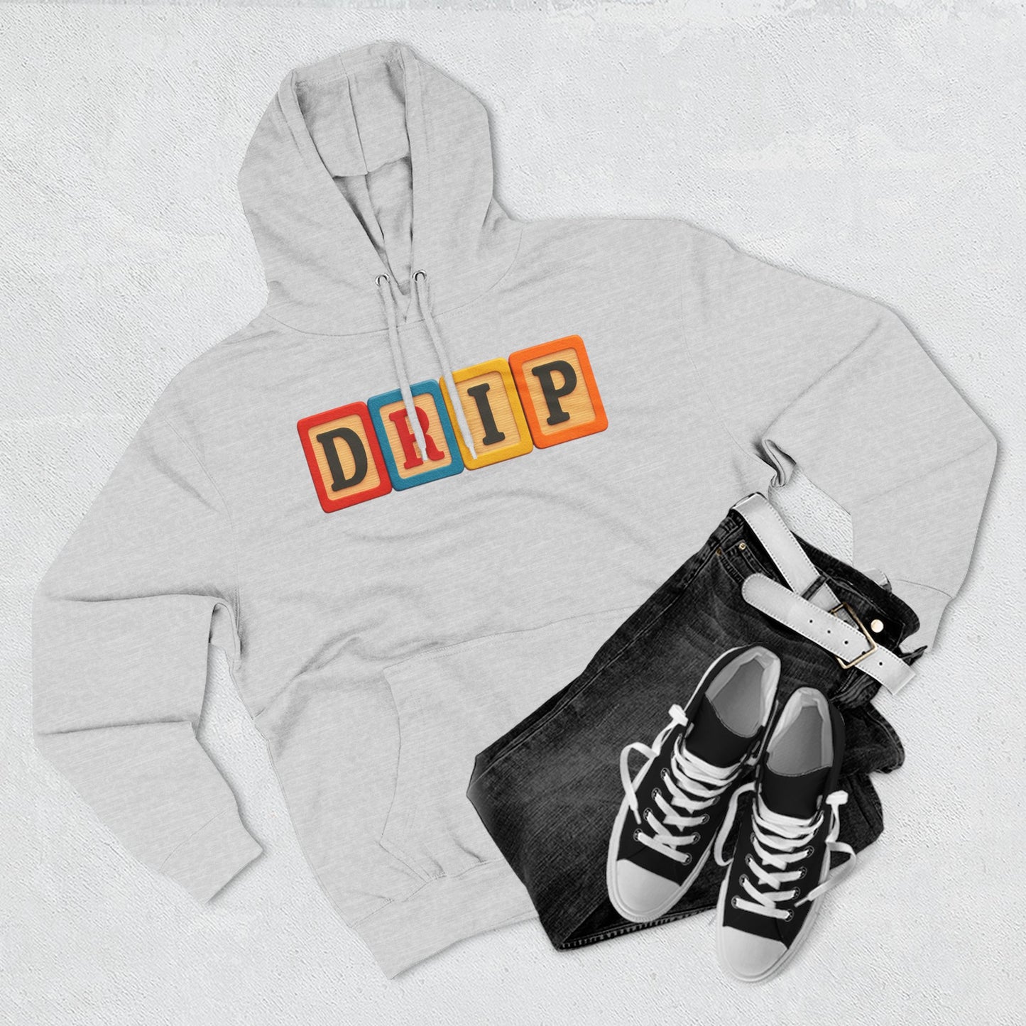 Blocked "DRIP" Hoodie