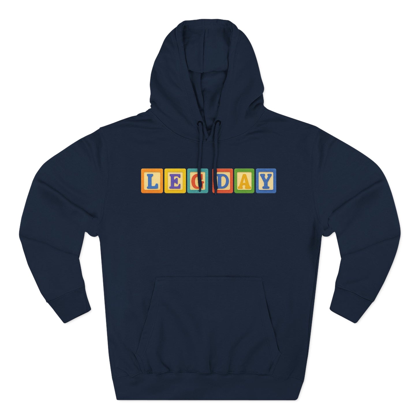 Blocked "Leg Day" Hoodie