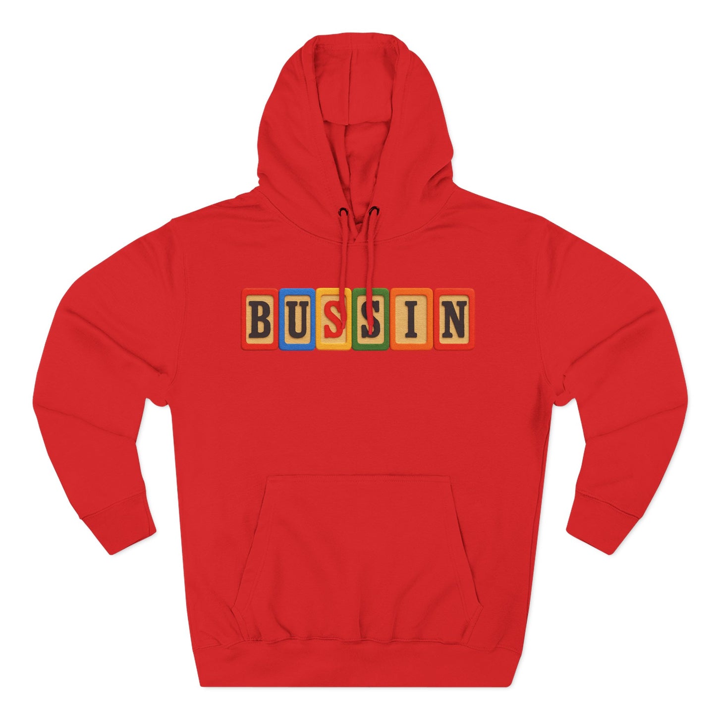 Blocked "Bussin" Hoodie