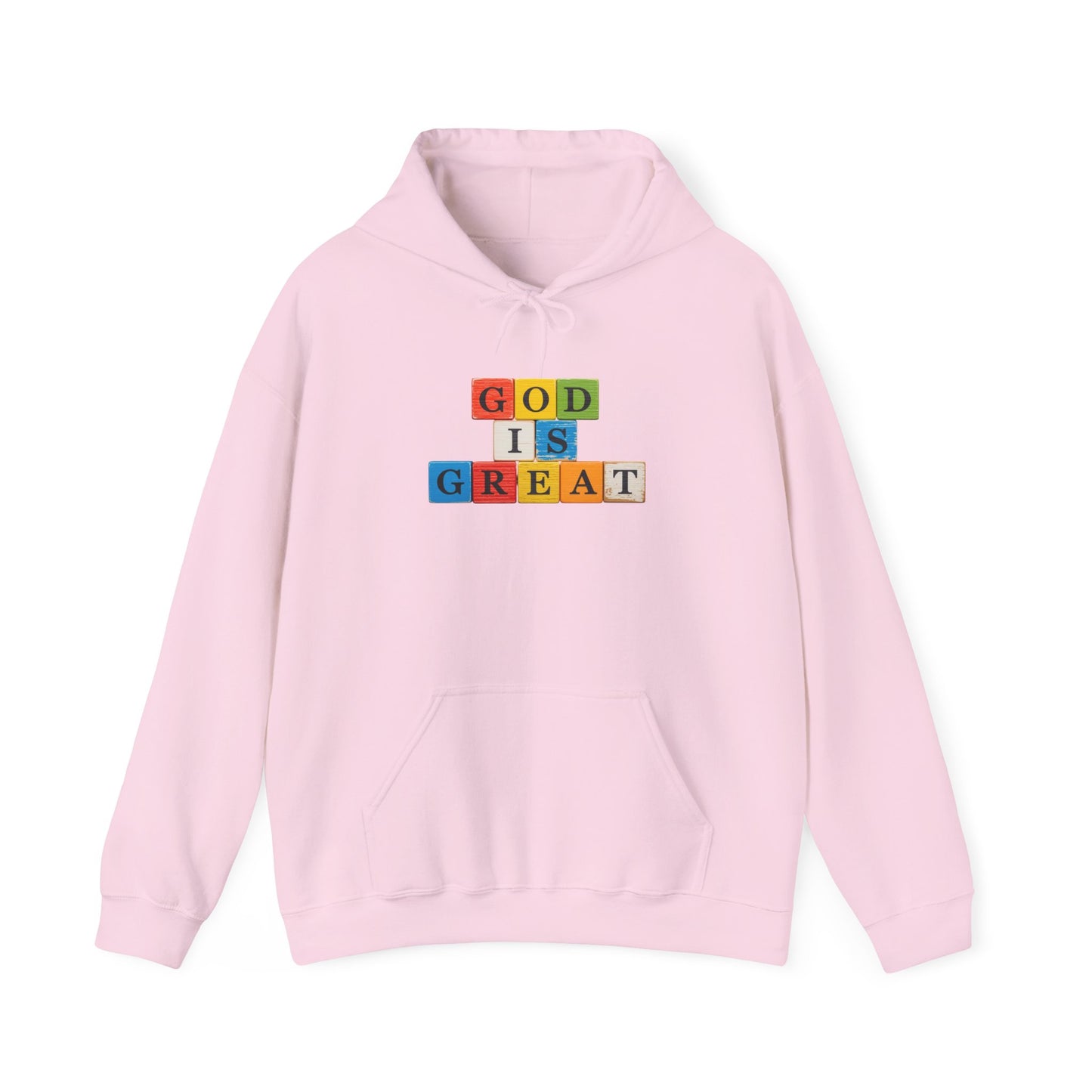 Blocked "God is" Hoodie