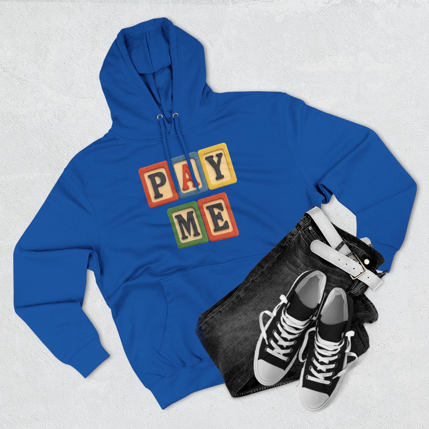 Blocked "Pay Me" Hoodie