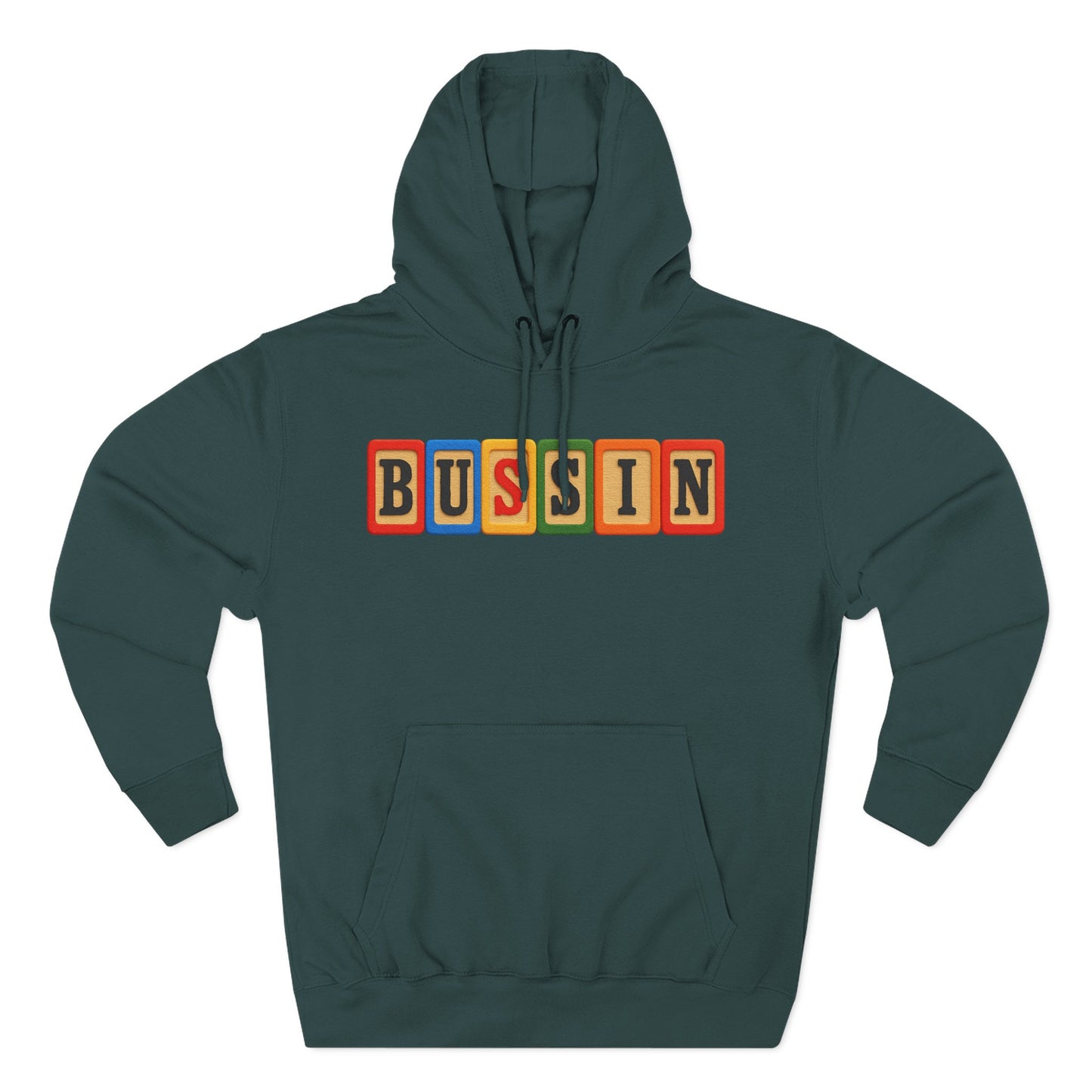 Blocked "Bussin" Hoodie