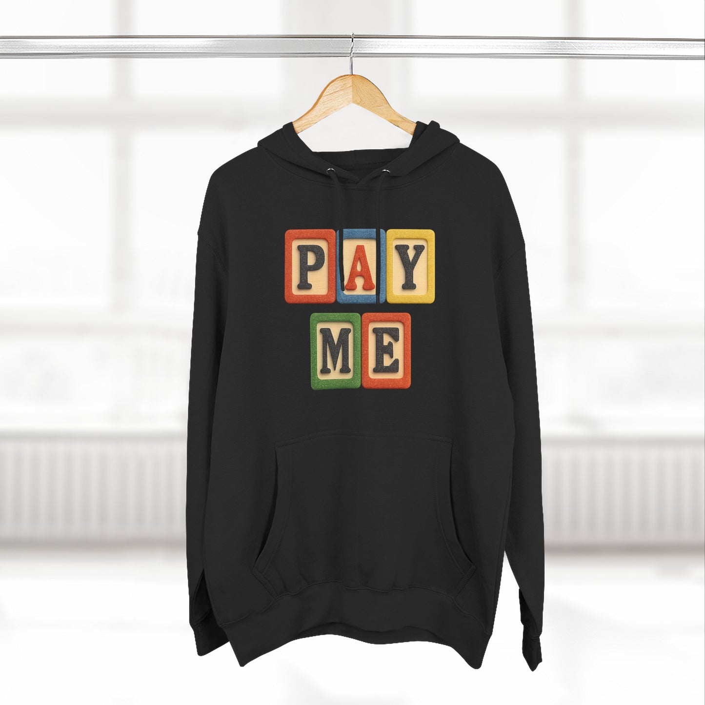 Blocked "Pay Me" Hoodie