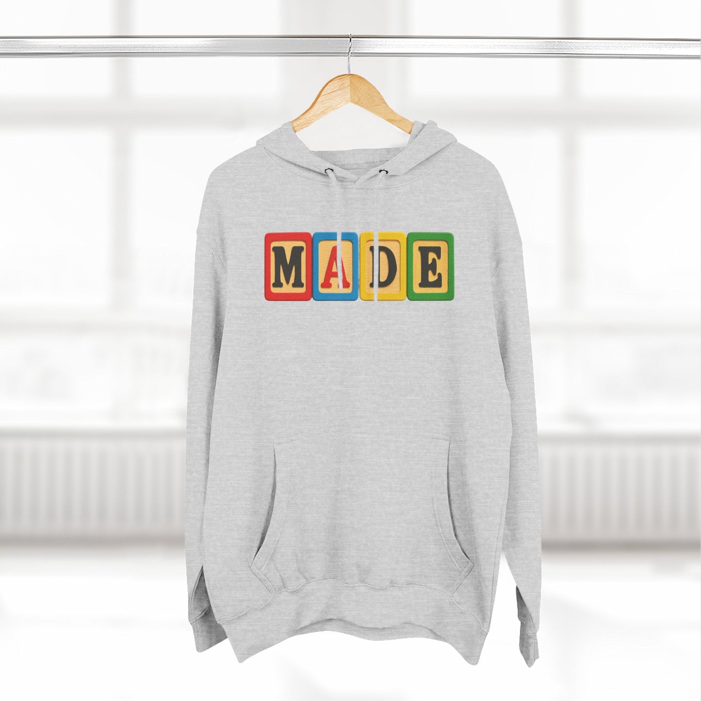 Blocked "Made" Hoodie