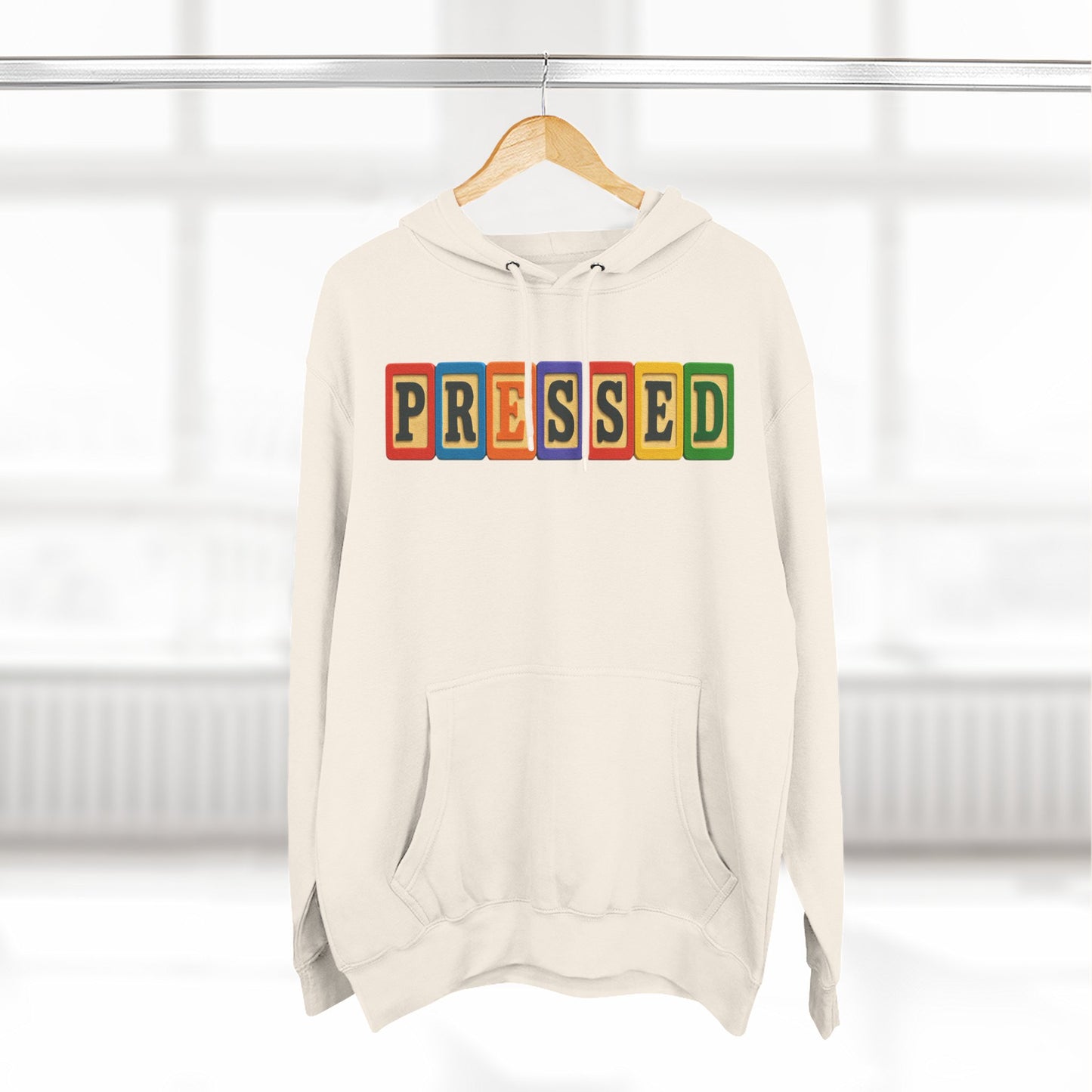 Blocked "Pressed" Hoodie