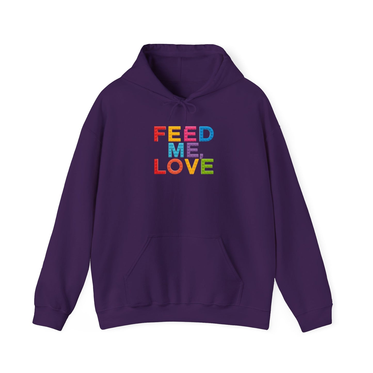 Blocked "Feed Me, Love" Hoodie