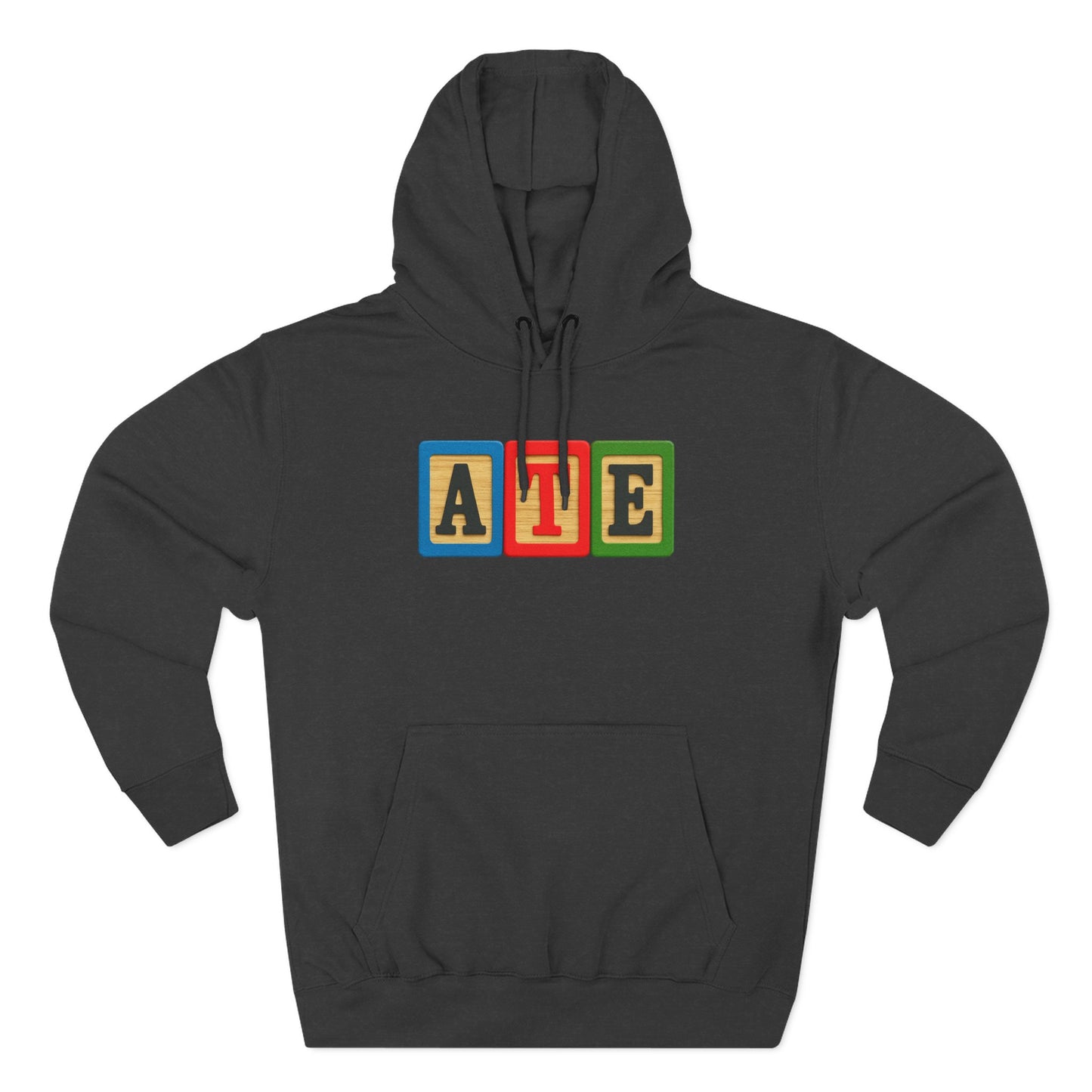 Blocked "ATE" Hoodie