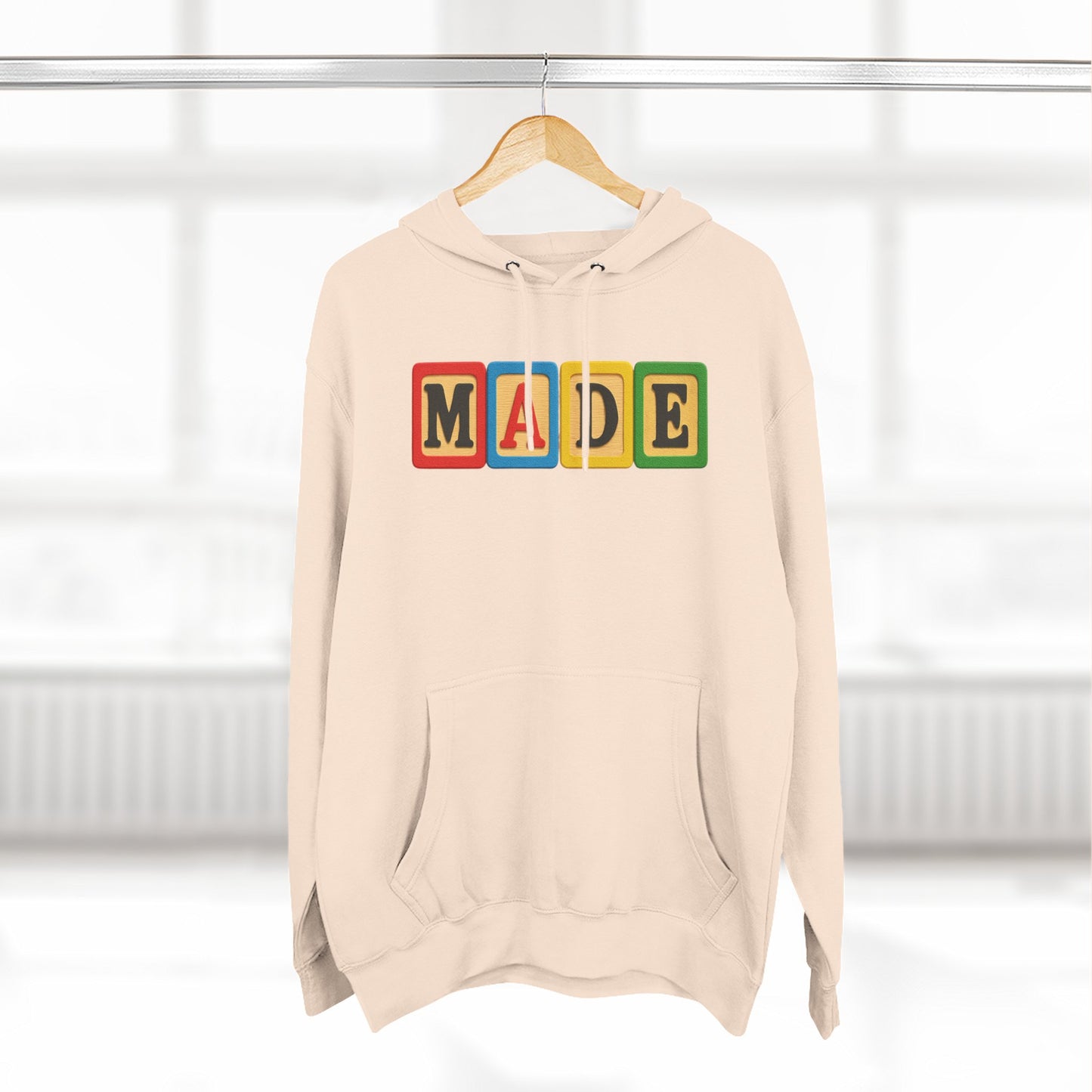 Blocked "Made" Hoodie