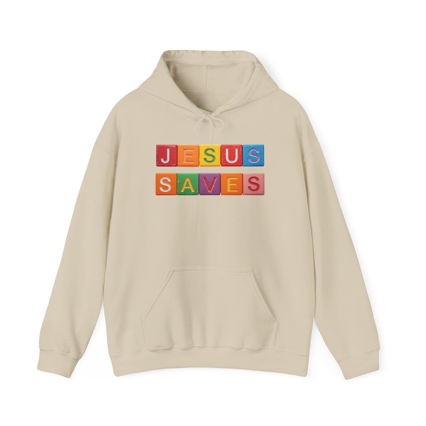 Blocked "Jesus Saves" Hoodie