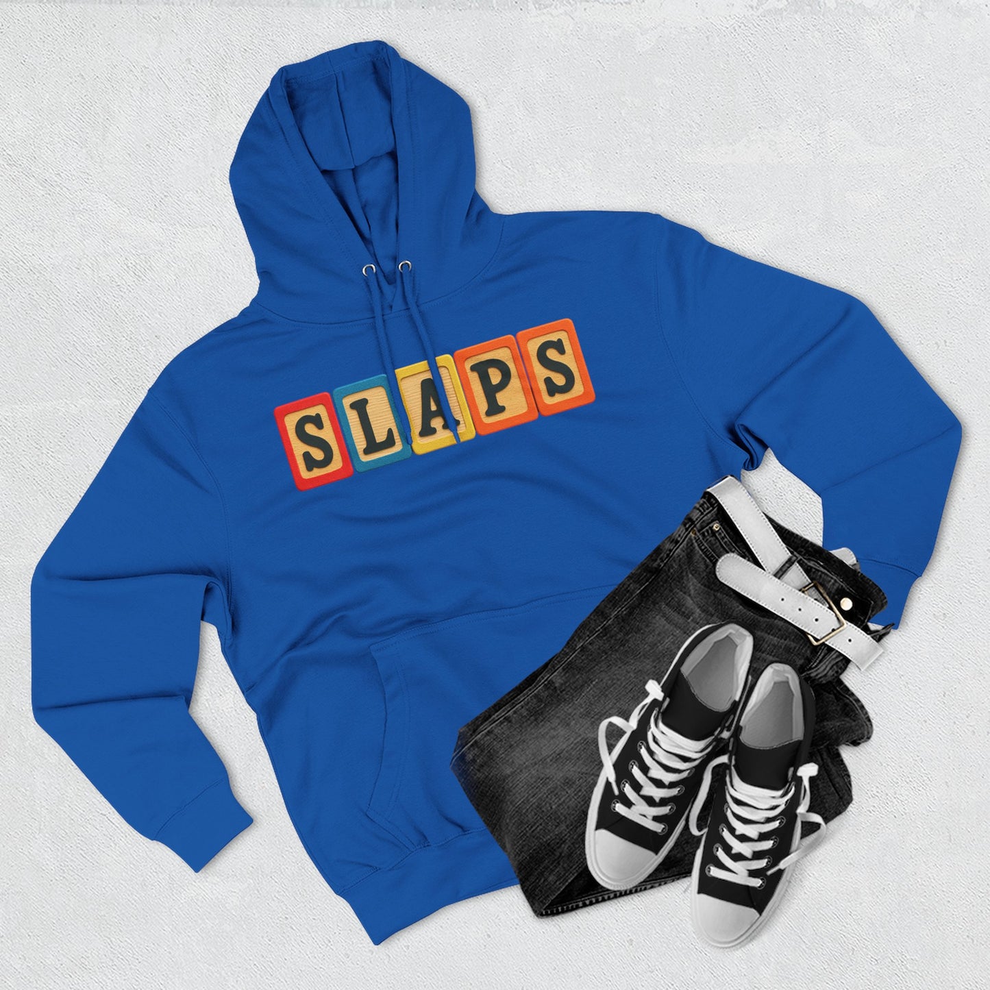 Blocked "SLAPS" Hoodie