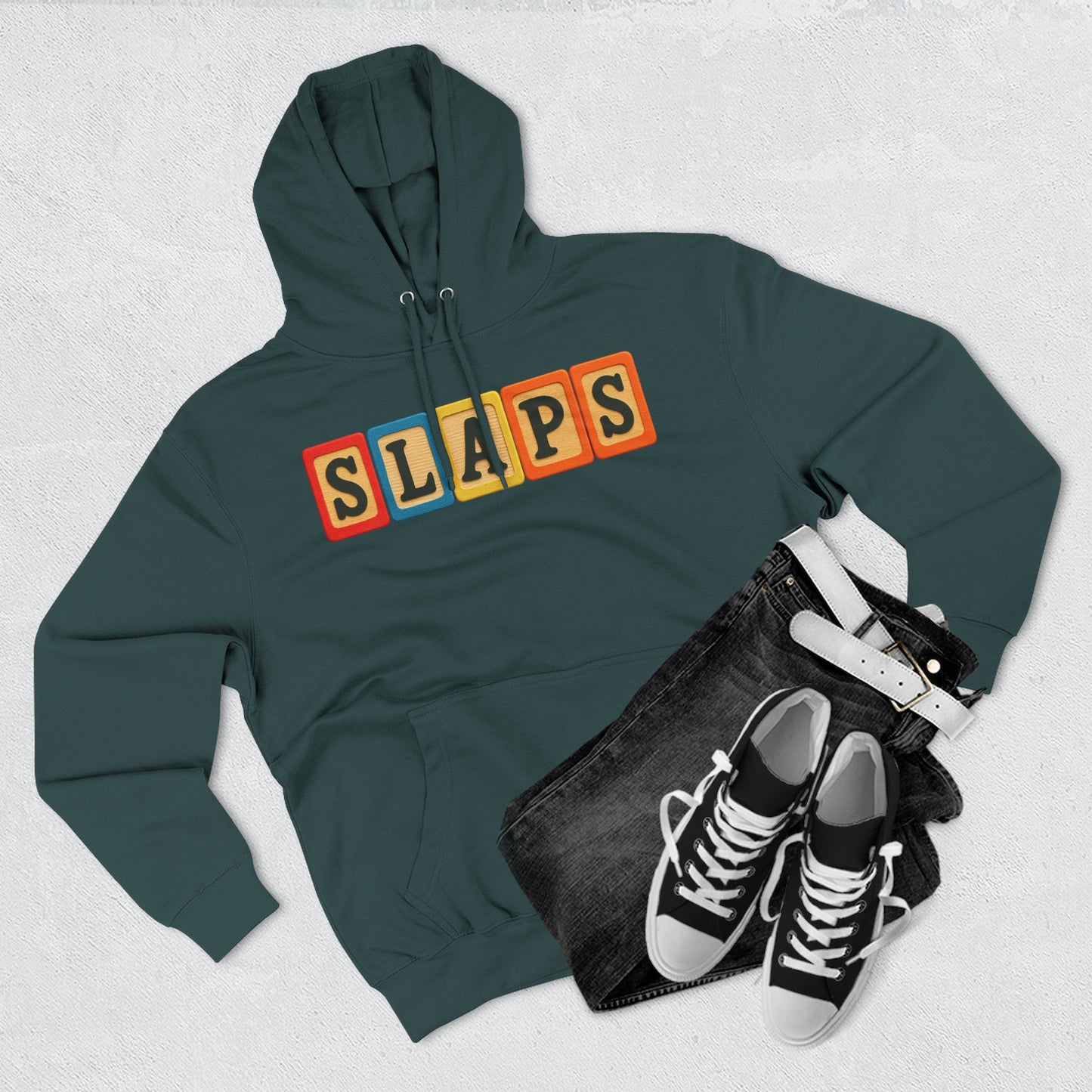 Blocked "SLAPS" Hoodie
