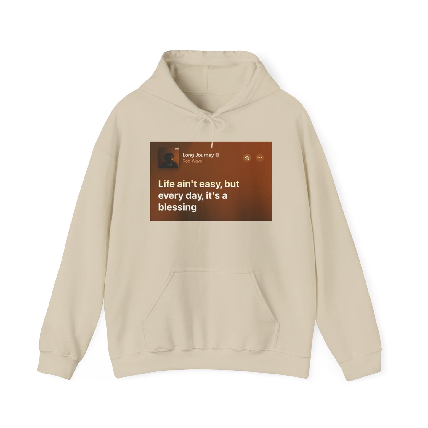 Blocked "Life" Hoodie