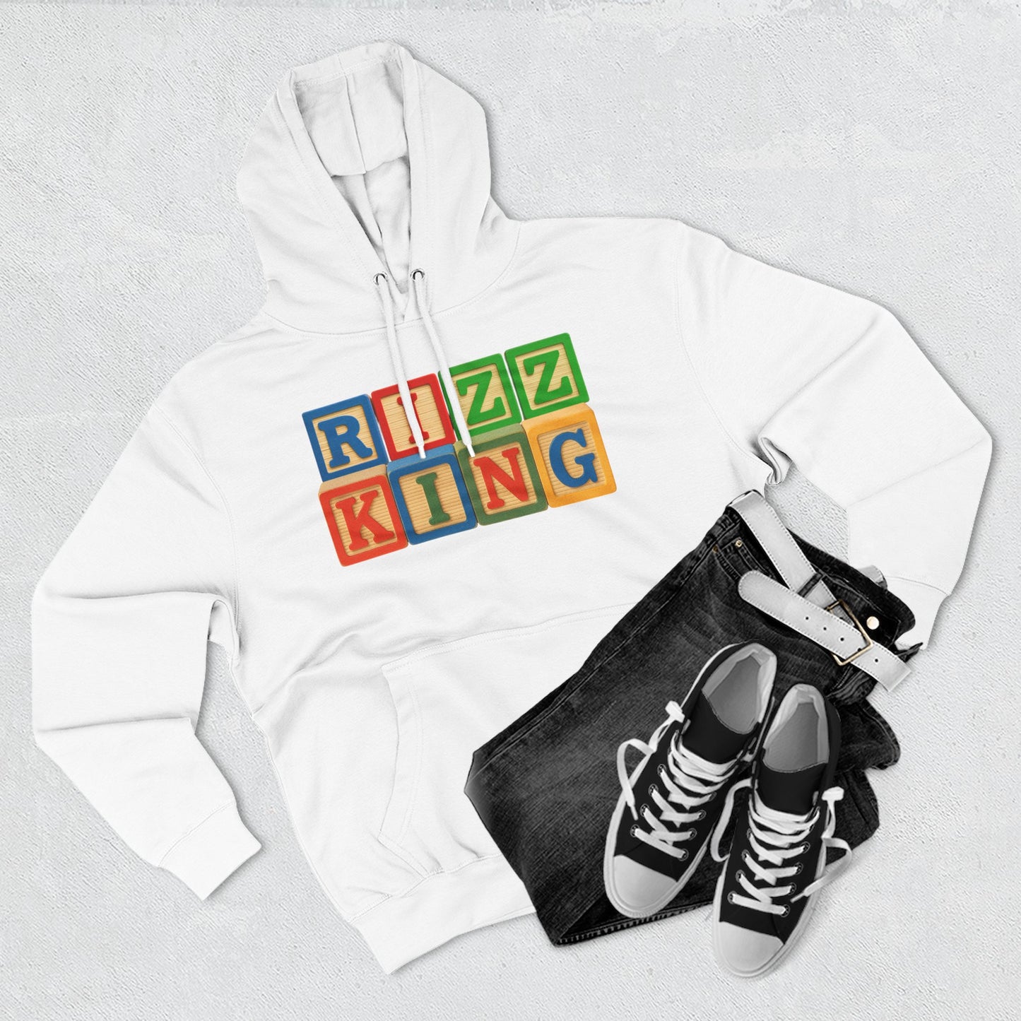 Blocked "Rizz King" Hoodie