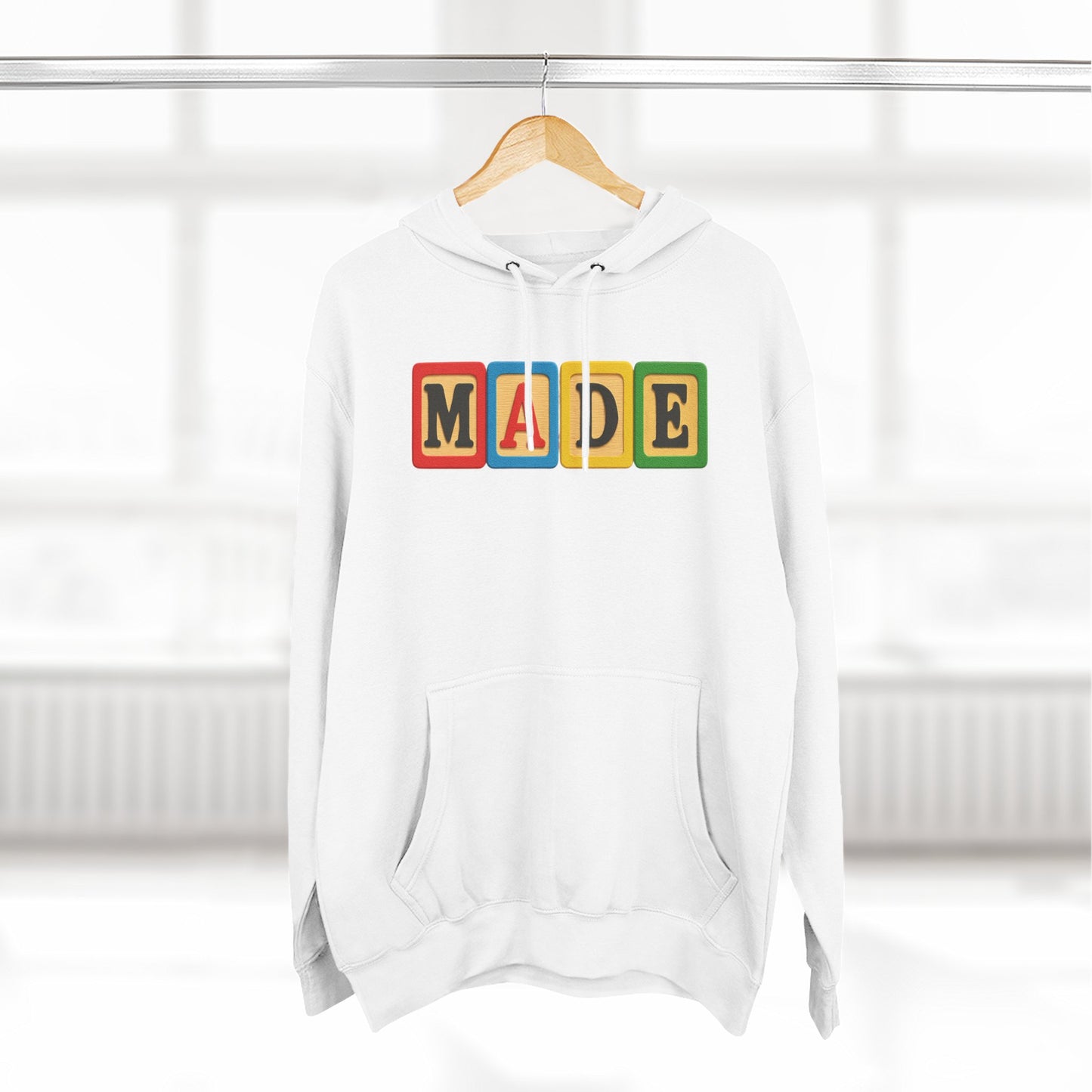 Blocked "Made" Hoodie