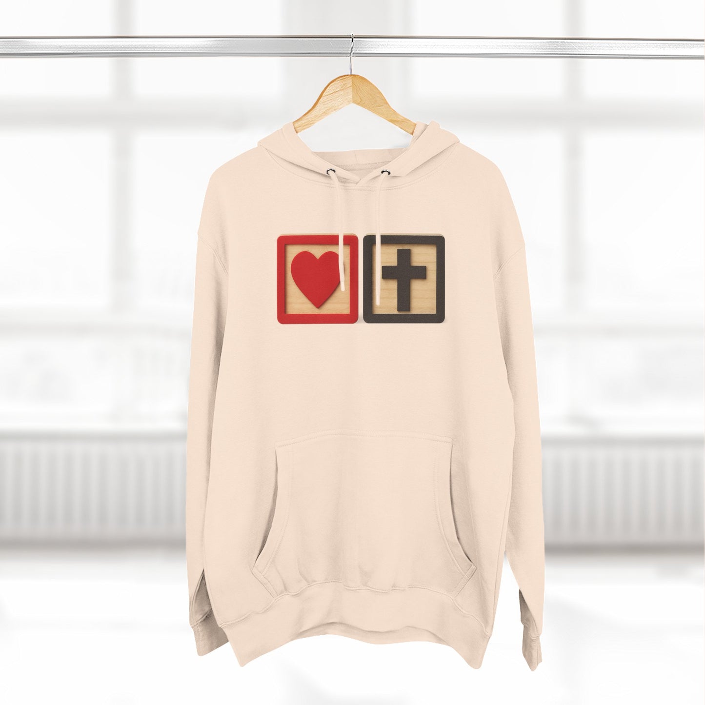 Blocked "Love Christ" Hoodie