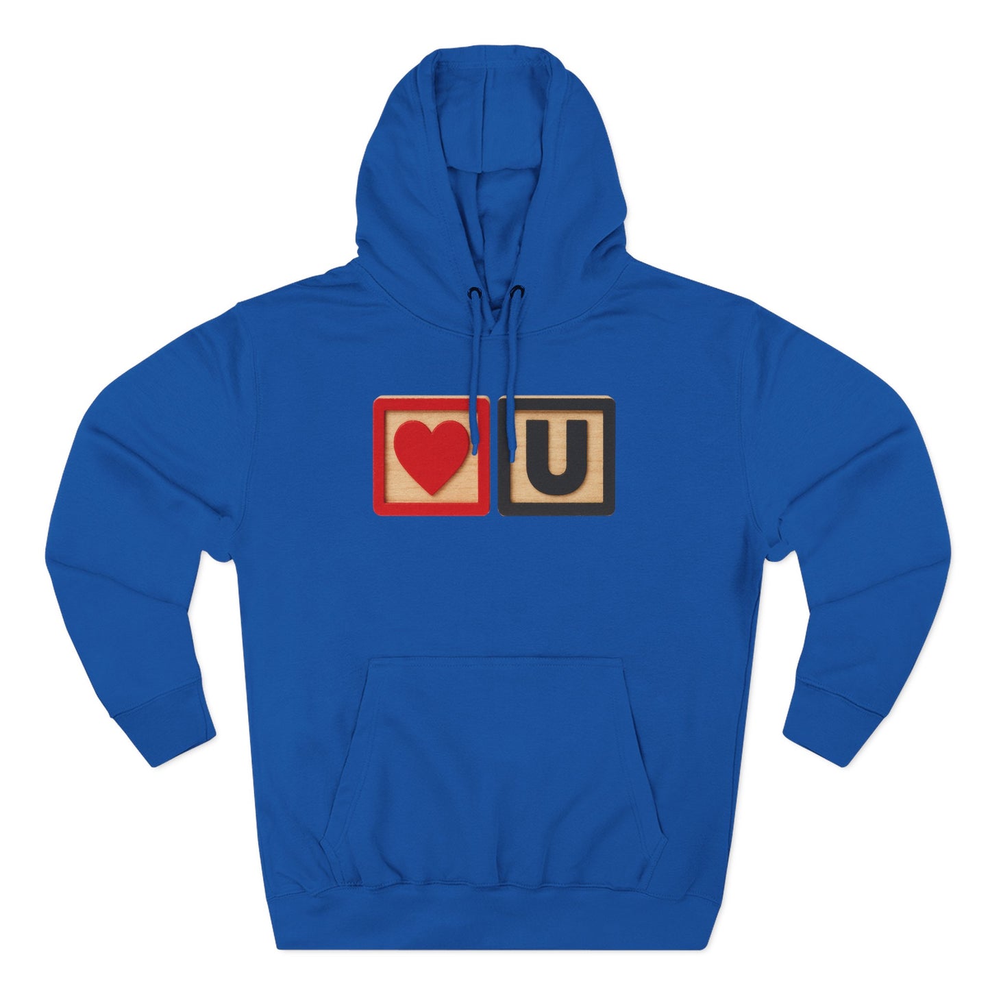 Blocked "Love You" Hoodie