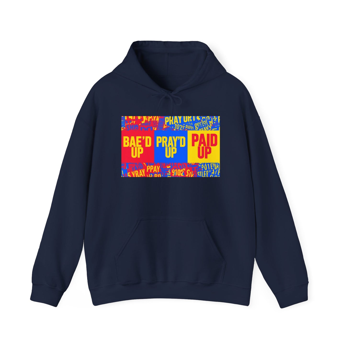 Blocked "Bae'd Up" Hoodie