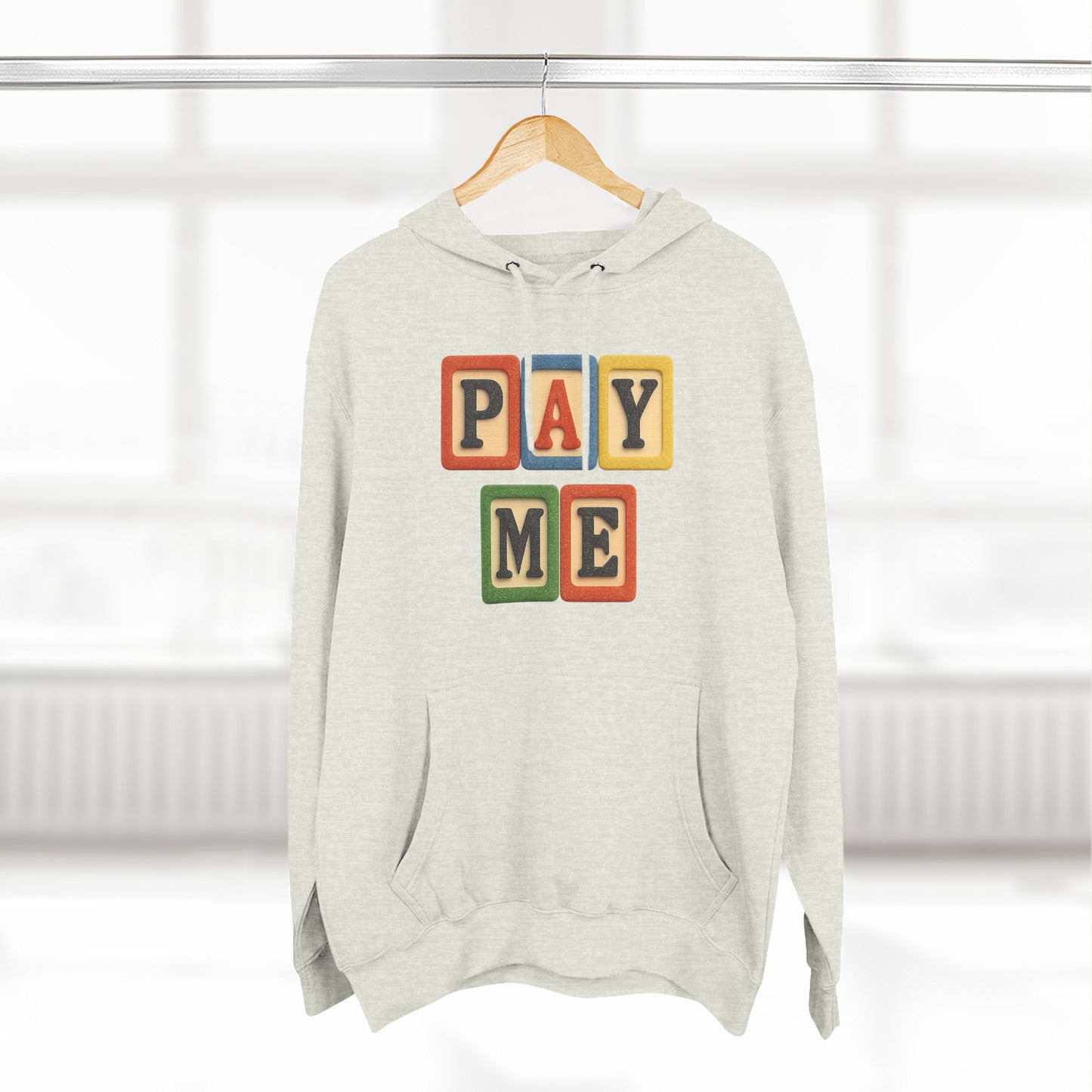 Blocked "Pay Me" Hoodie