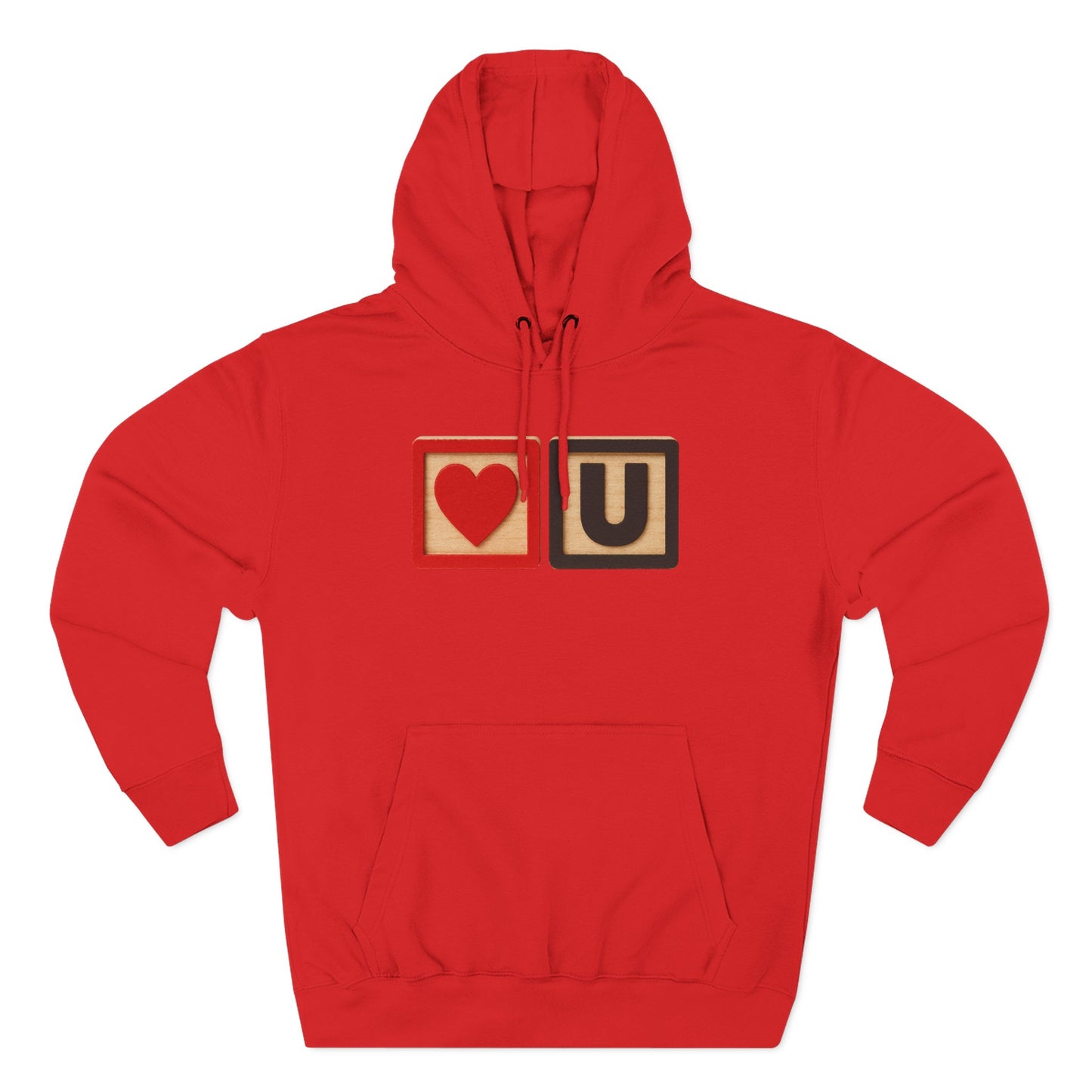 Blocked "Love You" Hoodie