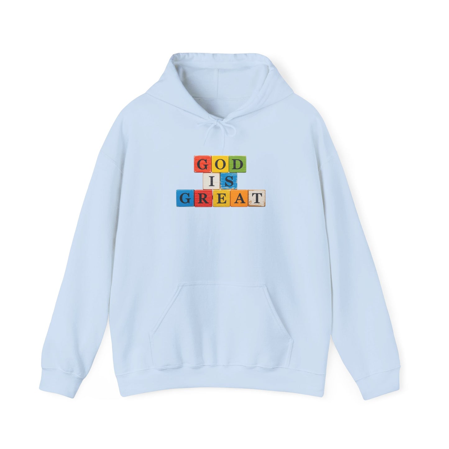 Blocked "God is" Hoodie