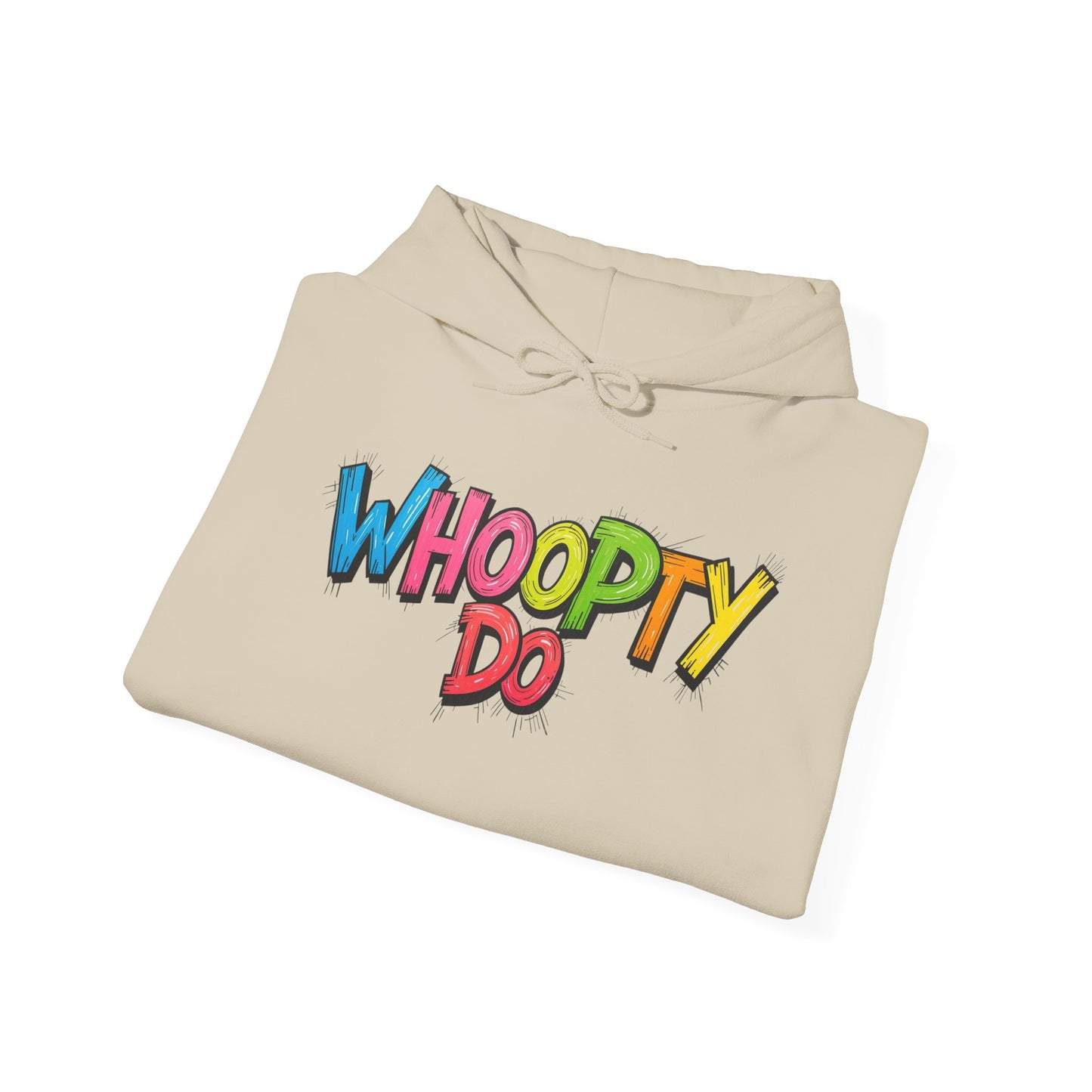 Blocked "Whoopty Do" Hoodie