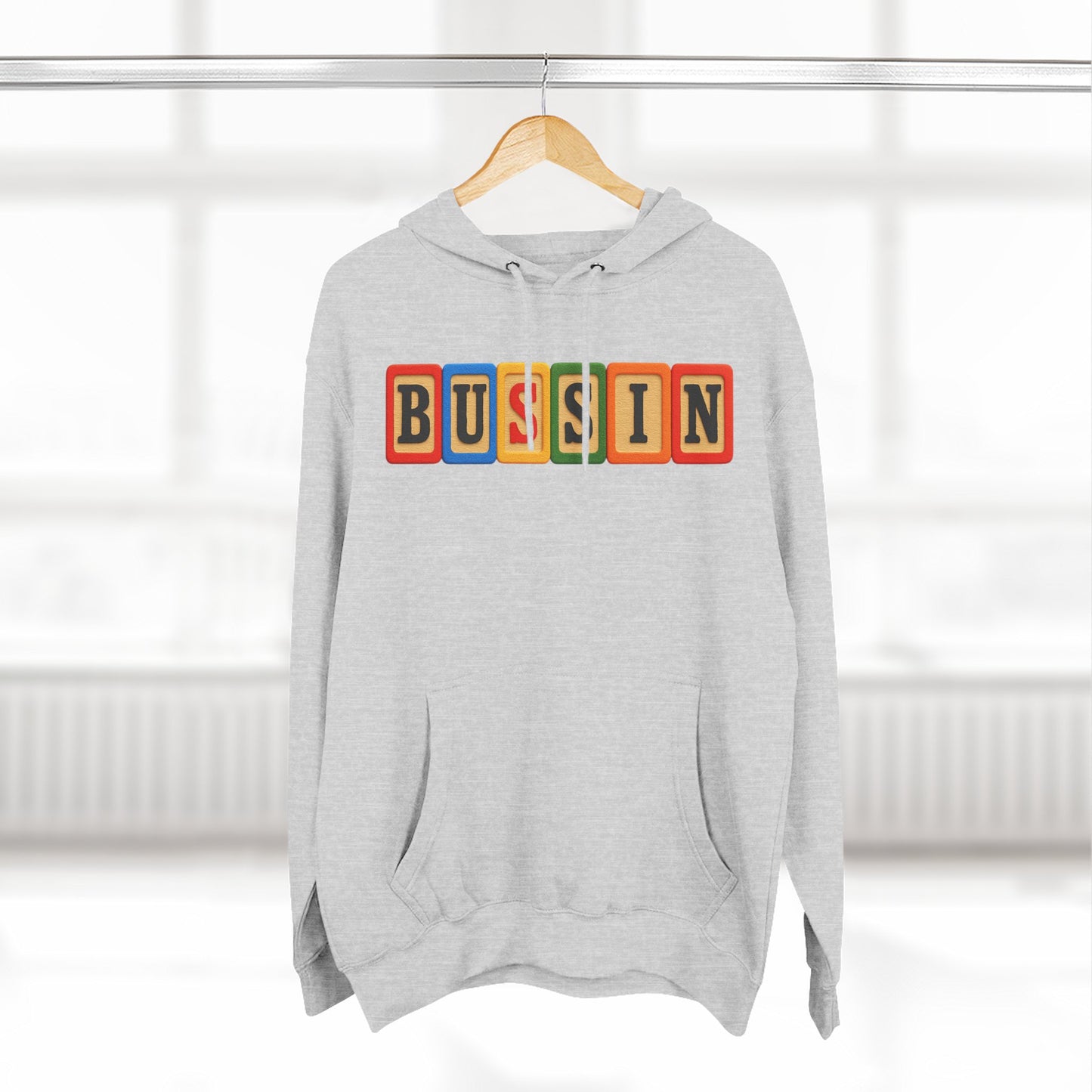 Blocked "Bussin" Hoodie
