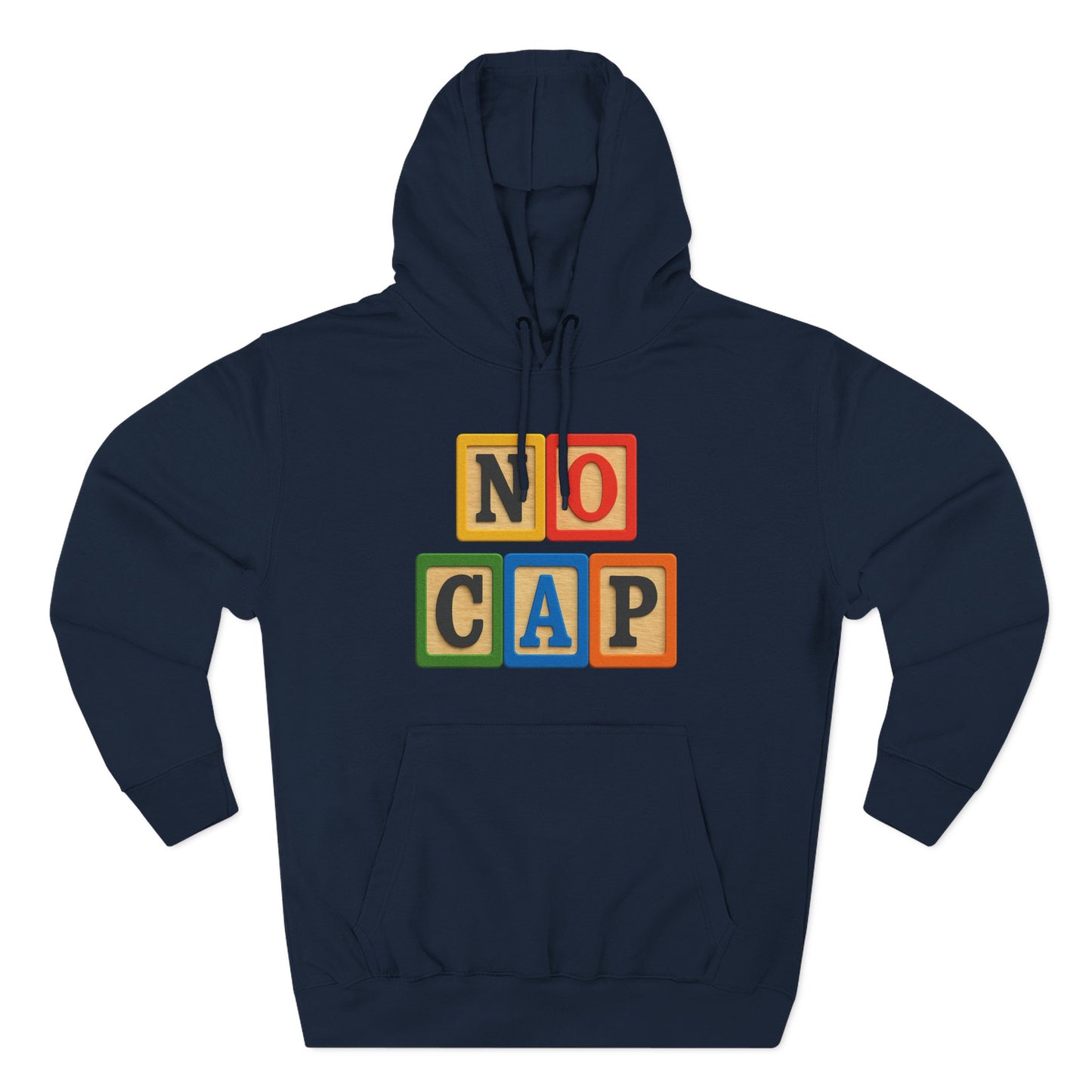 Blocked "No Cap" Hoodie
