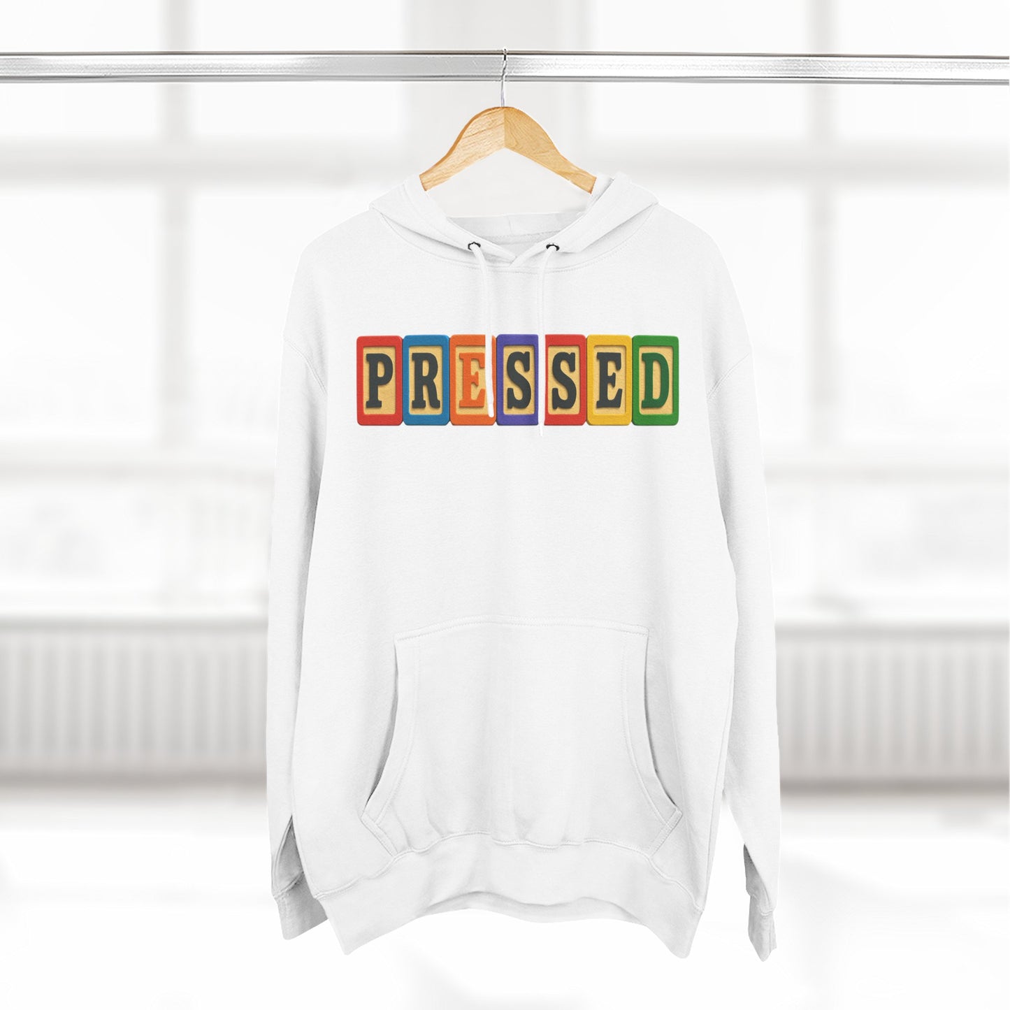 Blocked "Pressed" Hoodie