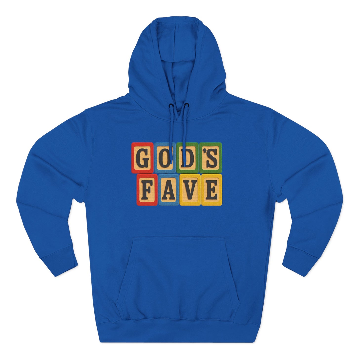 Blocked "God's Fave" Hoodie