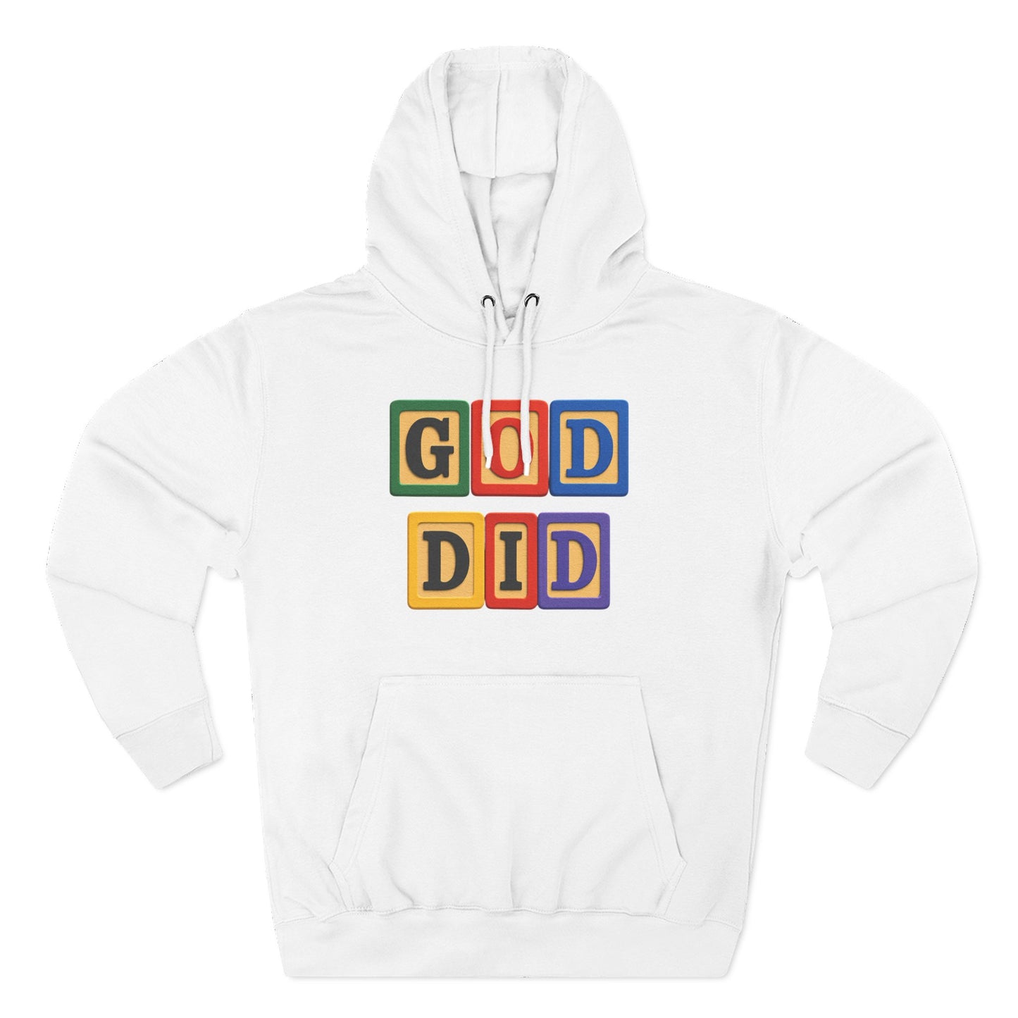 Blocked "God Did" Hoodie